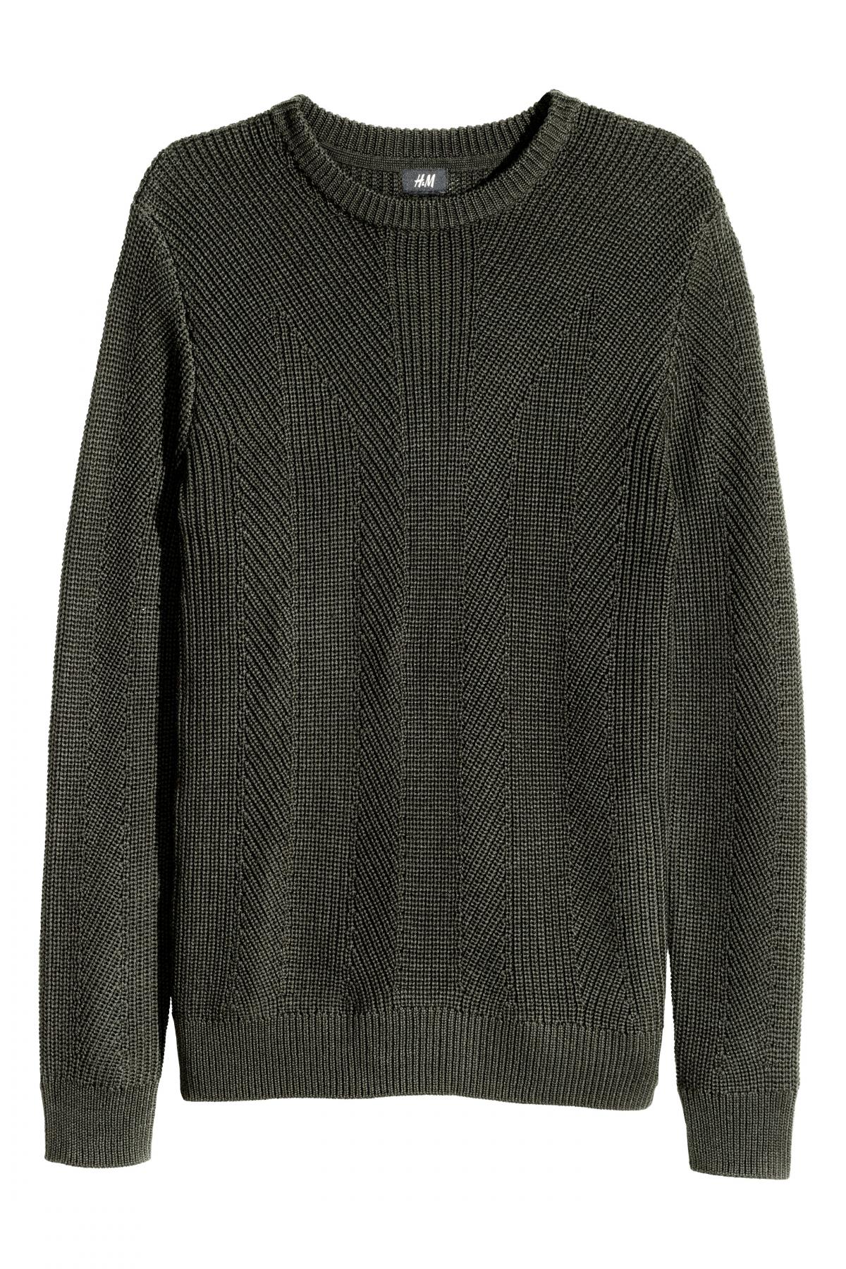 

Джемпер H&M m Хаки