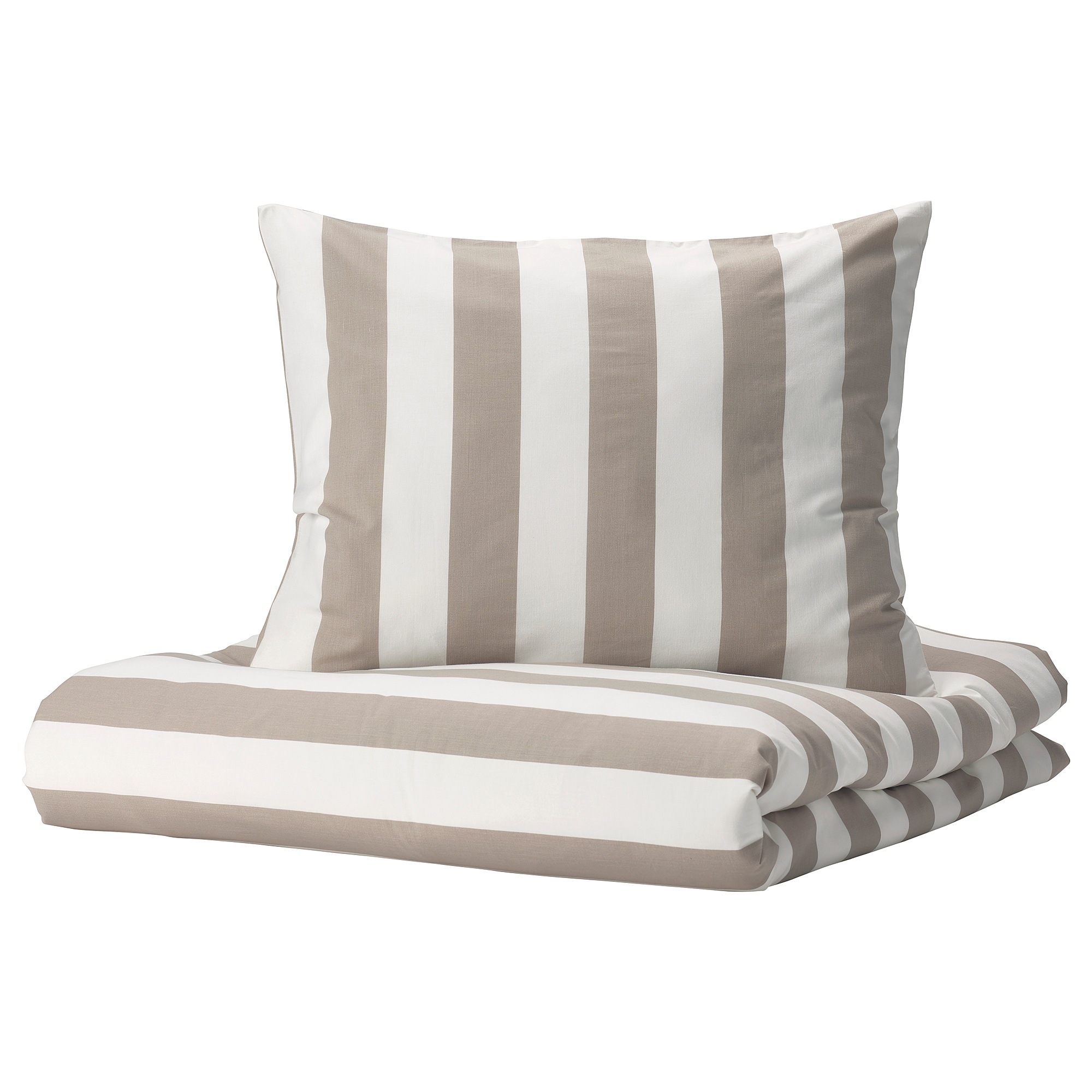 

Комплект постельного белья IKEA BÄRALM белый бежевый 604.905.62