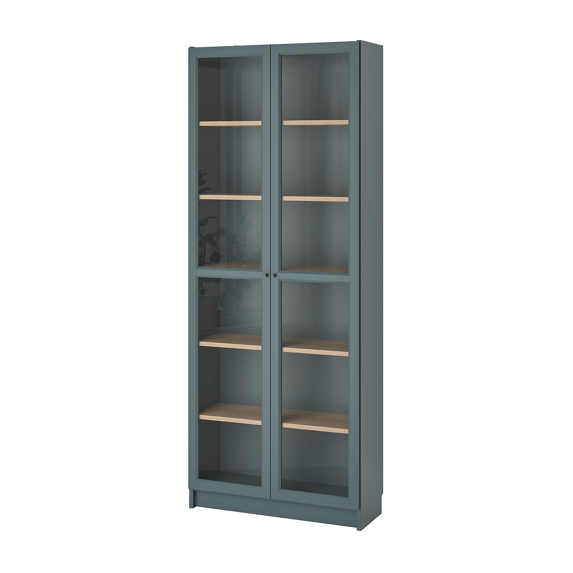 

Шкаф книжный со стеклянными дверьми IKEA БИЛЛИ 404.662.66