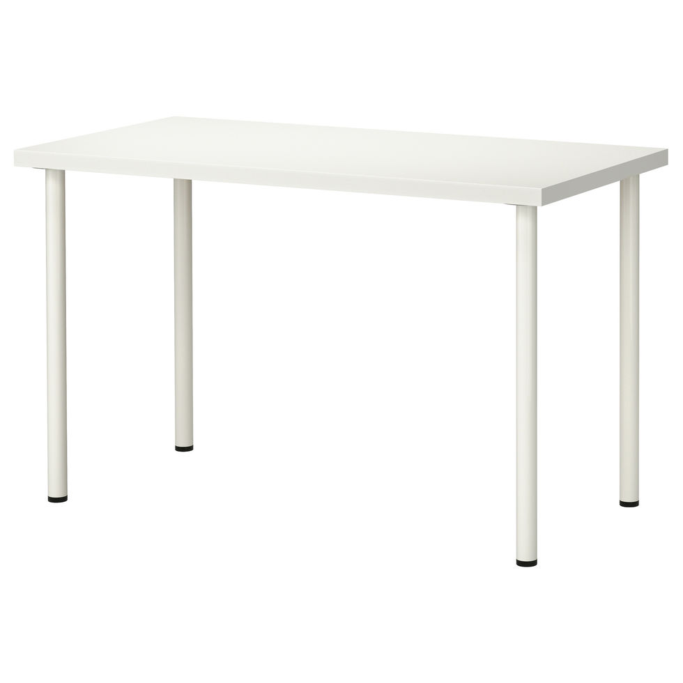 

Стол IKEA ЛИННМОН / АДИЛЬС белый 499.296.39