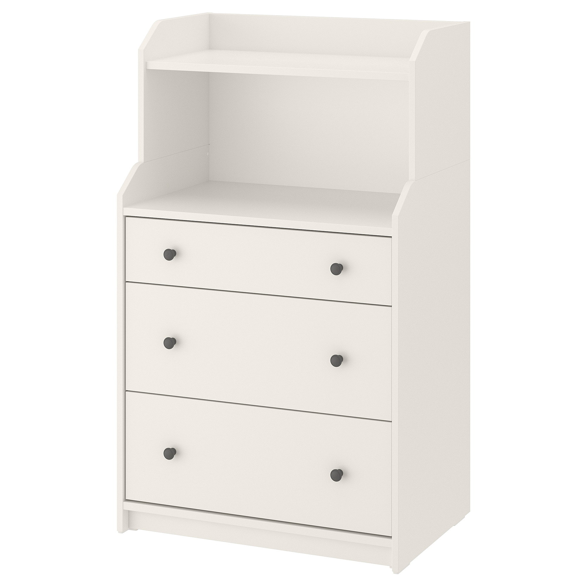 

Комод с 3 ящиками и полкой IKEA ХАУГА белый 504.026.41
