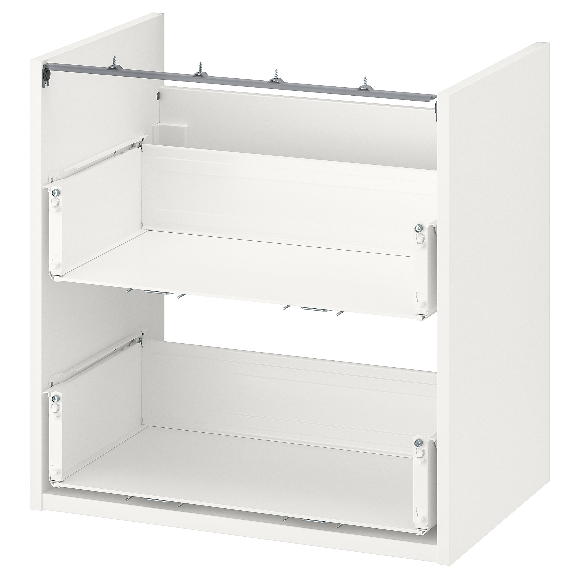 

Шкафчик для умывальника с 2 ящиками IKEA ENHET белый 804.405.09