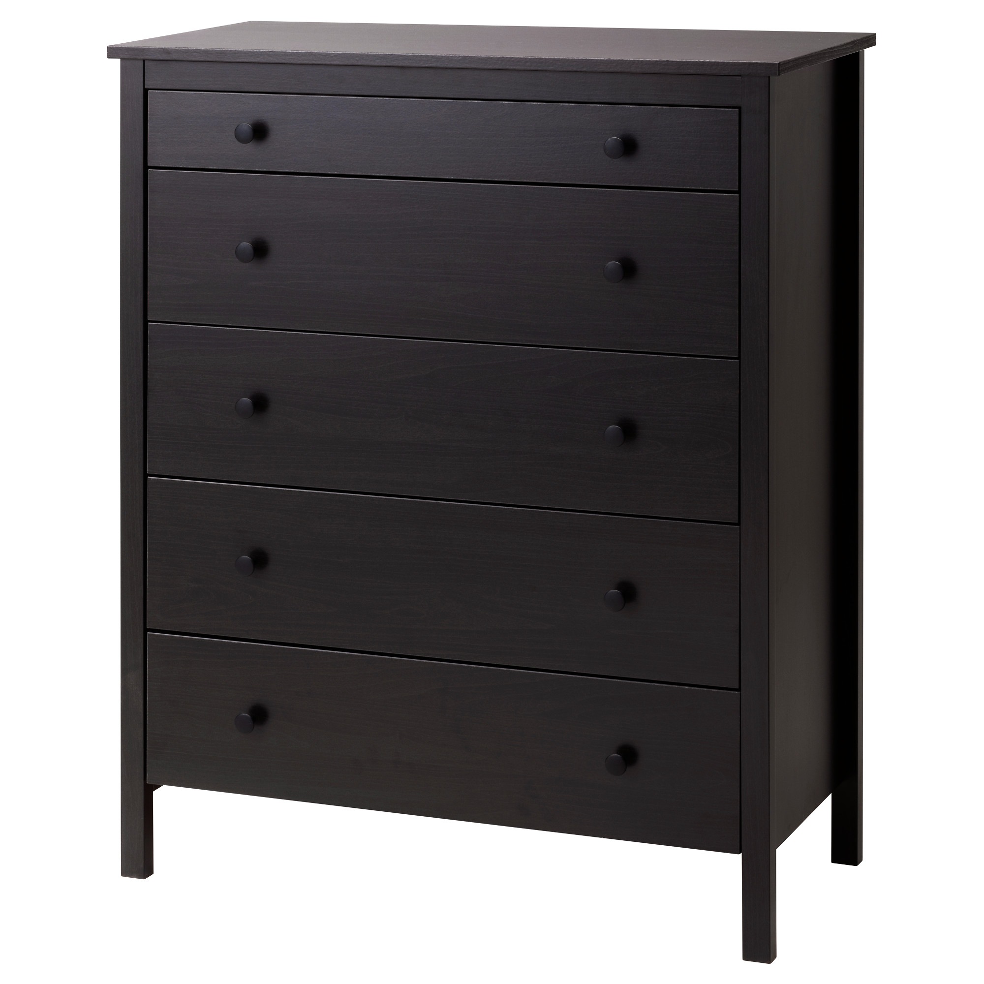 

Комод с 5 ящиками IKEA KOPPANG черно-коричневый 404.811.20