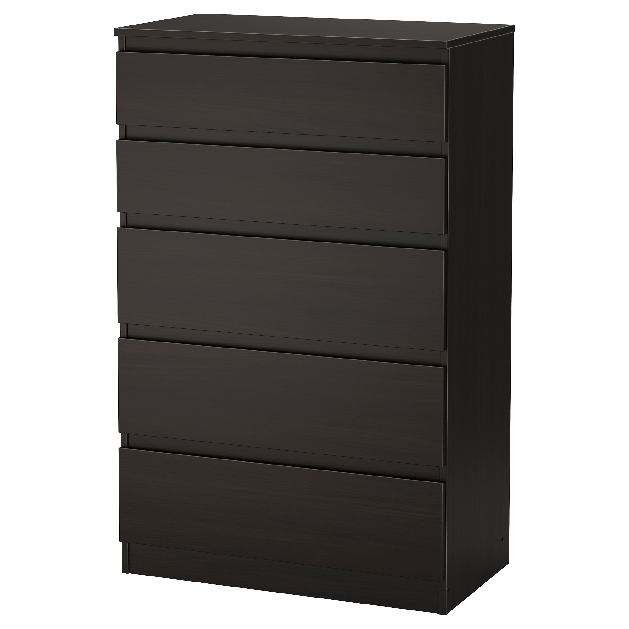 

Комод с 5 ящиками IKEA KULLEN черно-коричневый 403.936.61