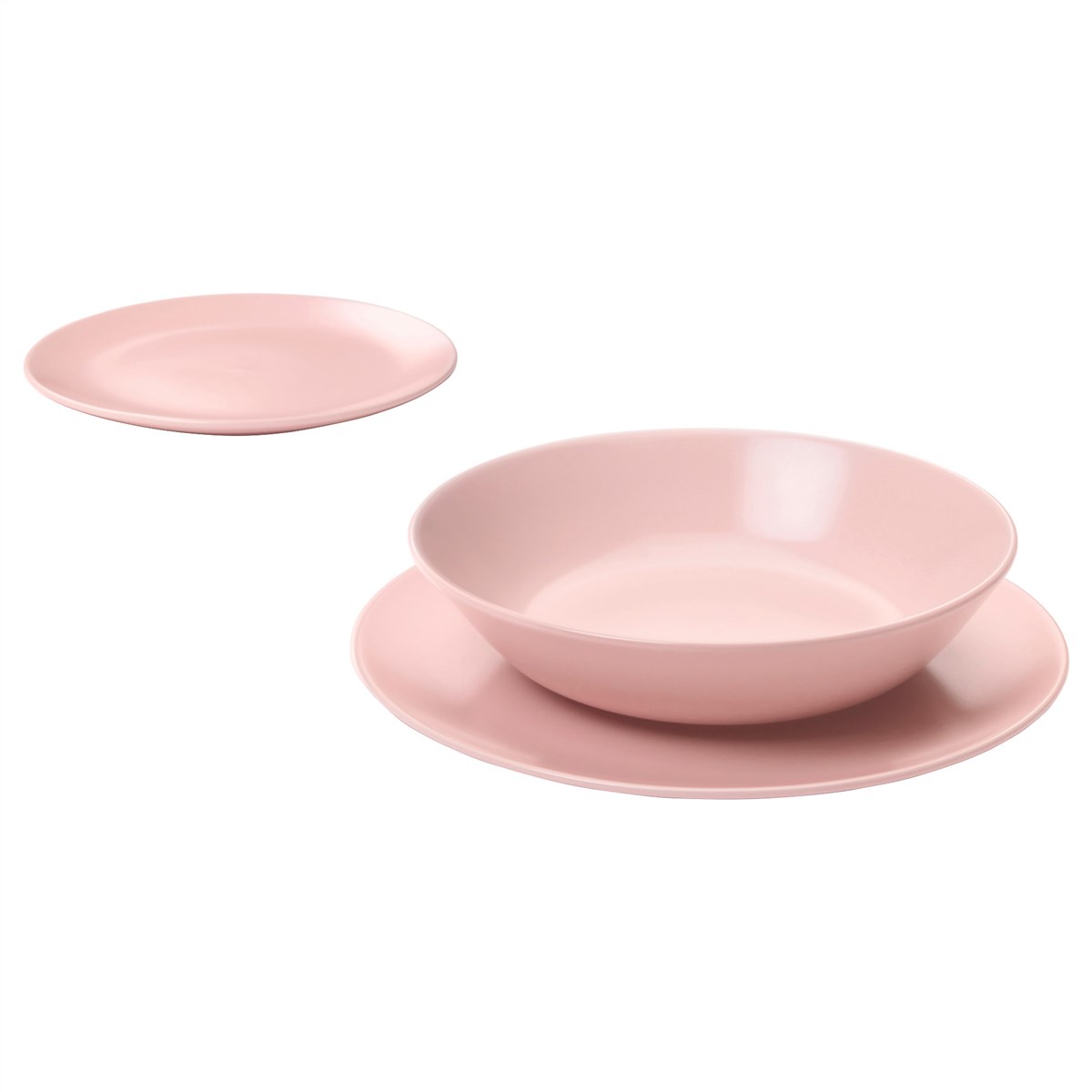 

Сервиз IKEA ДИНЕРА светло-розовый 103.185.26