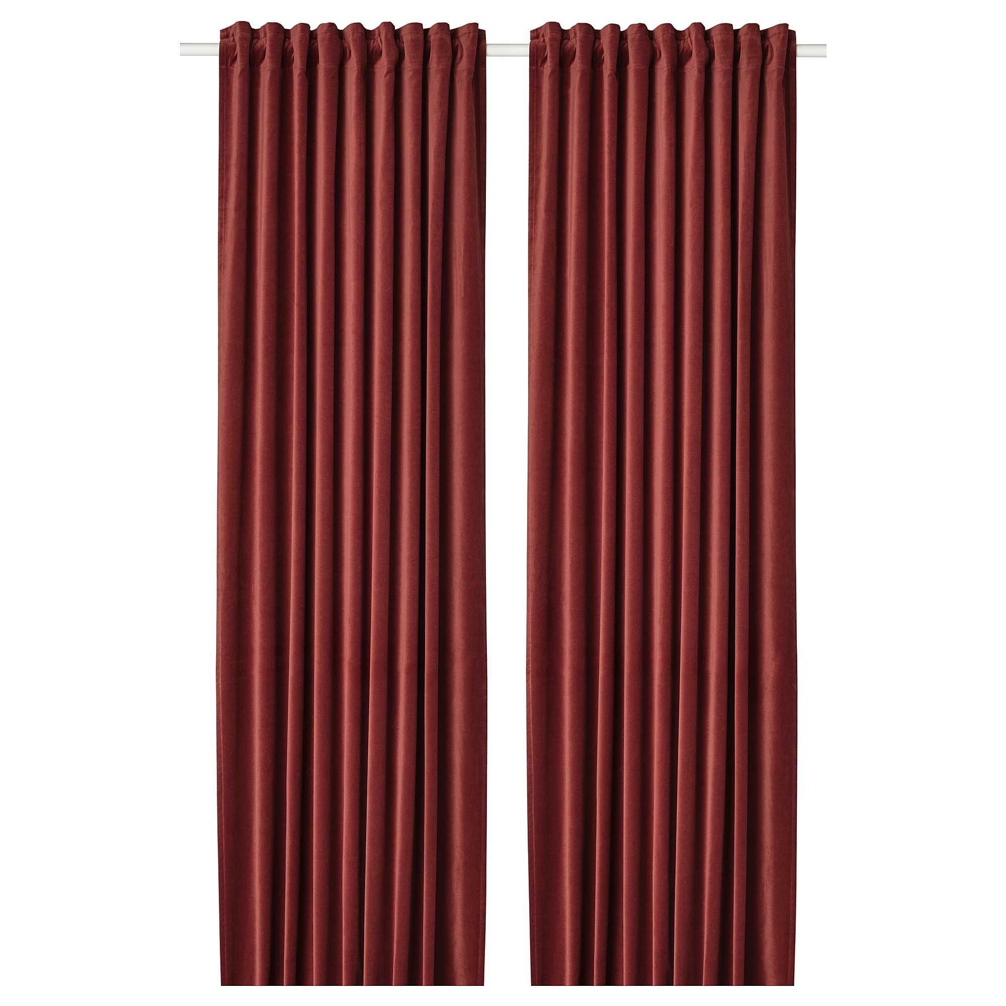 

Затемняющие гардины IKEA САНЕЛА красно-коричневый 404.795.65