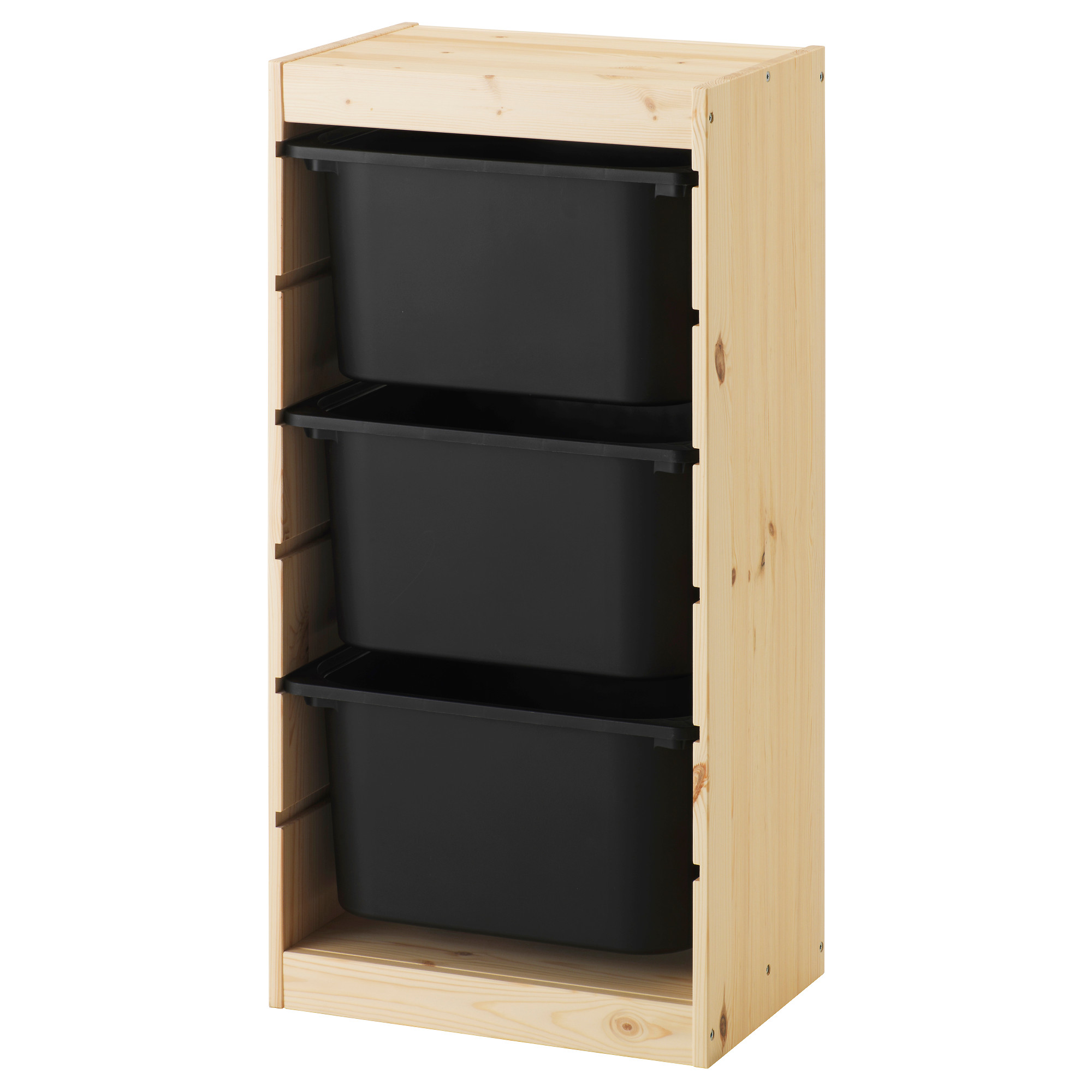 

Комбинация для хранения+контейнеры IKEA ТРУФАСТ светлая беленая сосна 791.031.37