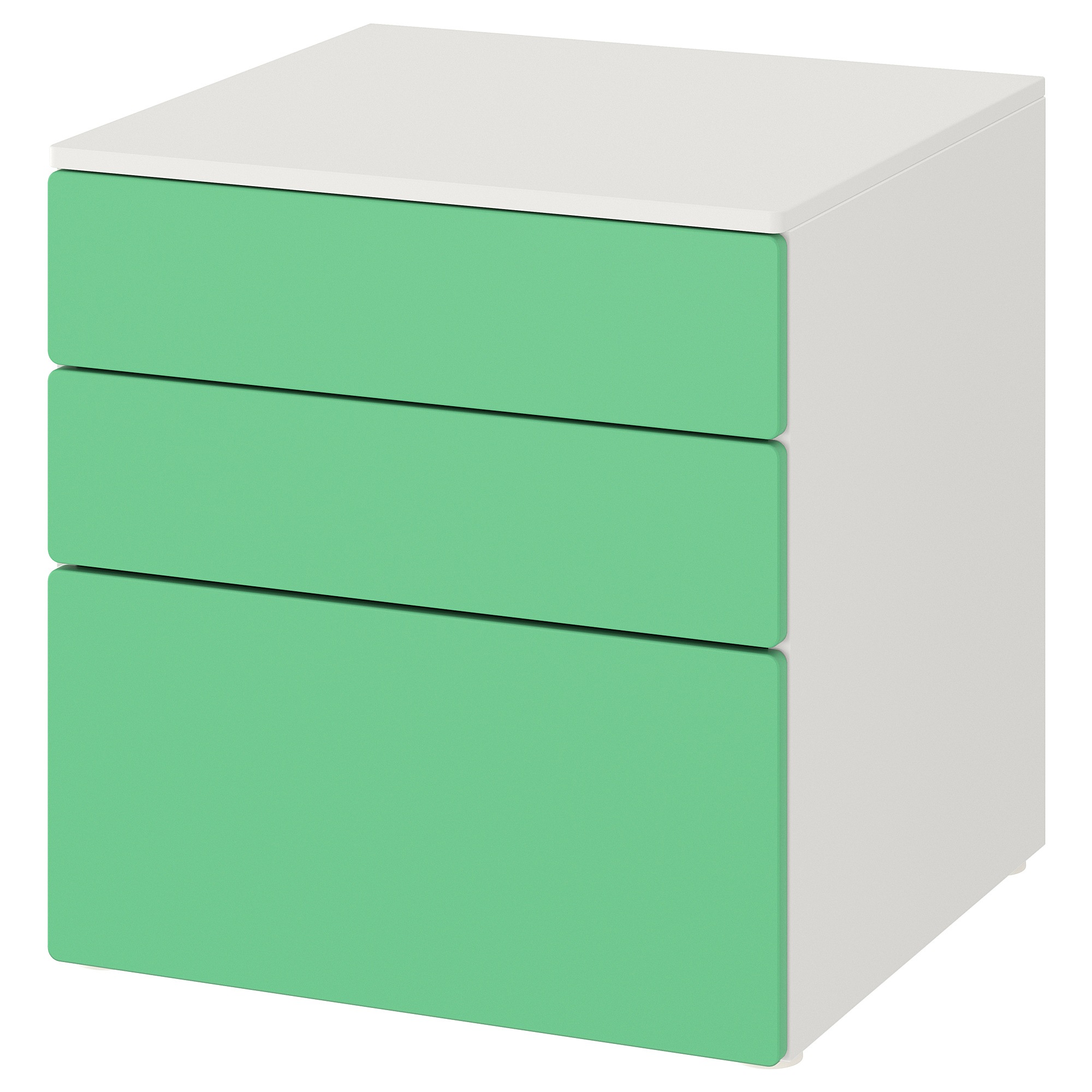 

Комод с 3 ящиками IKEA СМОСТАД / ОПХУС белый 893.875.69
