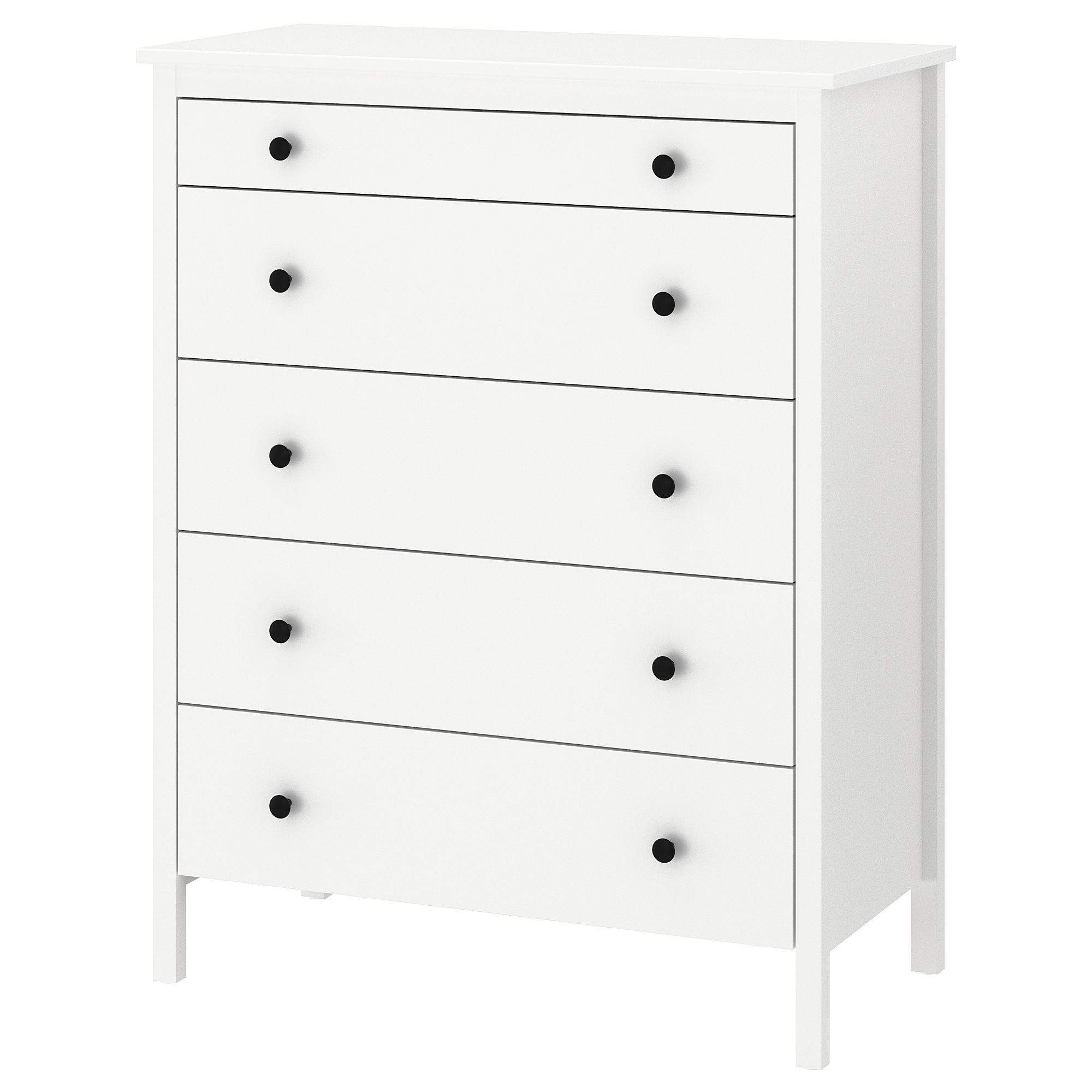

Комод с 5 ящиками IKEA KOPPANG белый 503.228.47