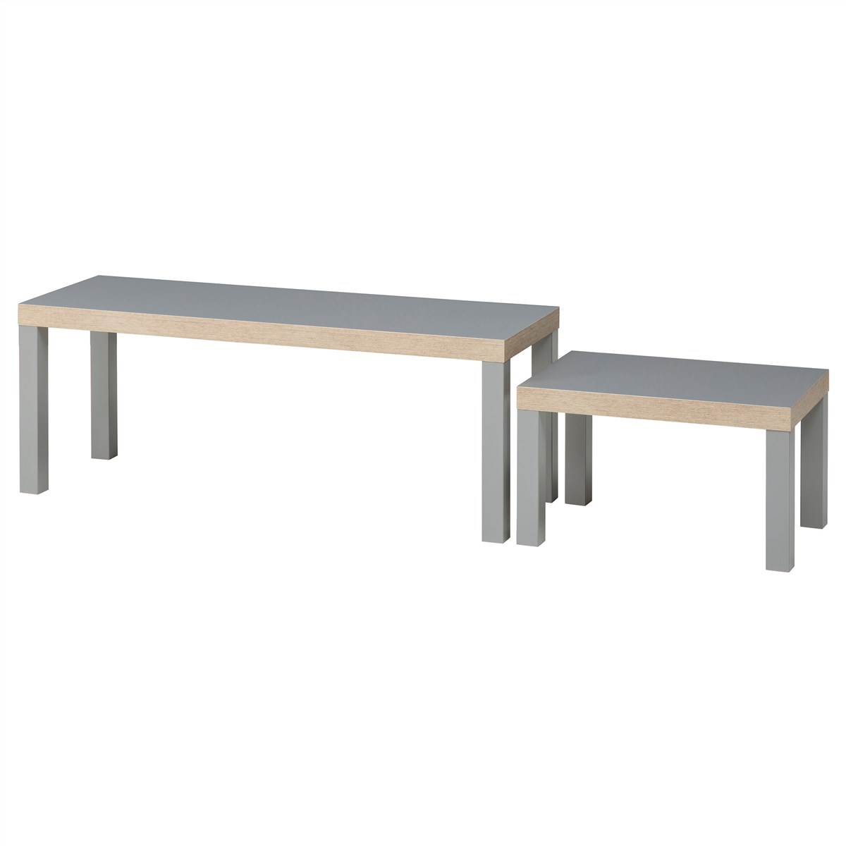 

Комплект столов IKEA ЛАКК серый 603.492.62