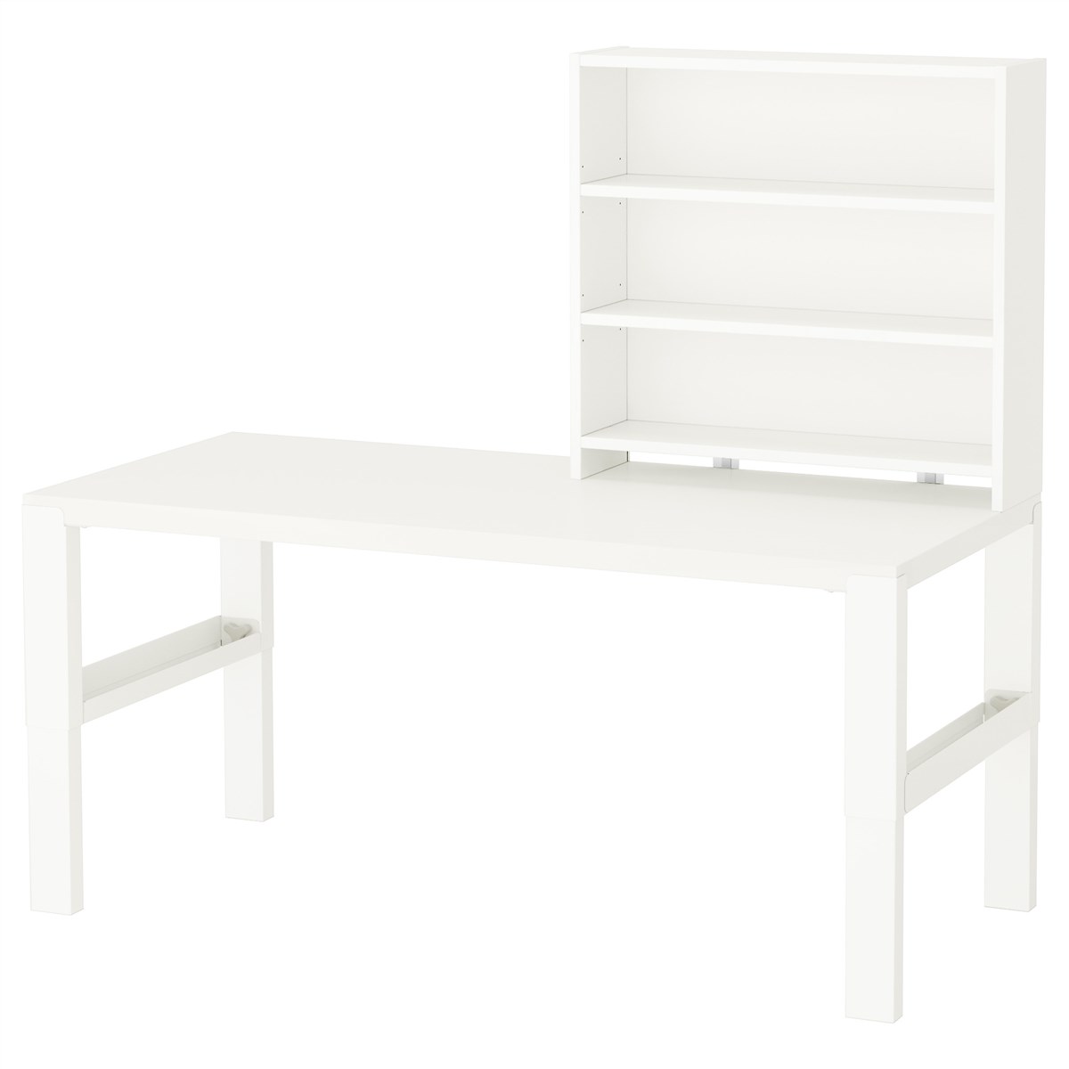 

Письменн стол с полками IKEA ПОЛЬ белый 991.290.04