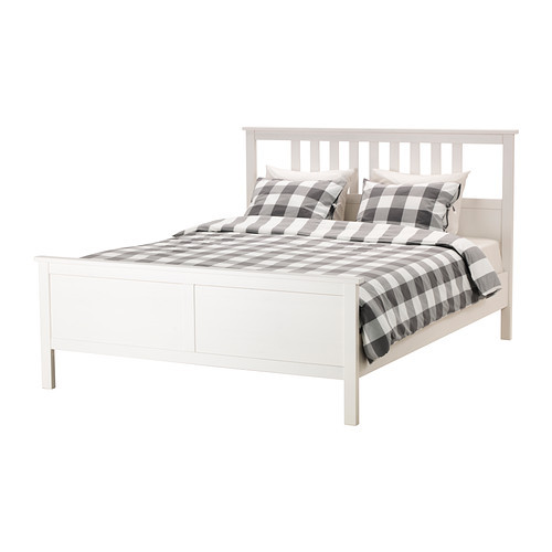 

Каркас кровати IKEA ХЕМНЭС белая морилка 790.022.75