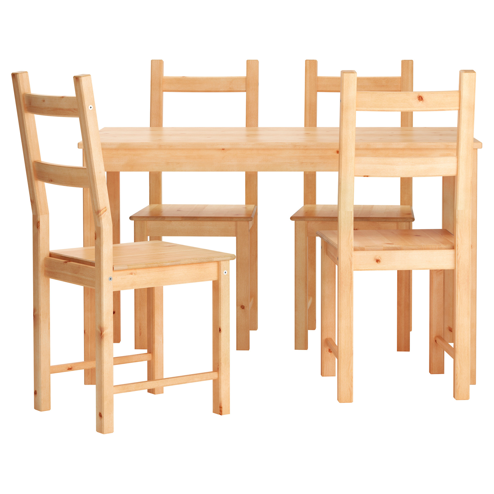 

Стол и 4 стула IKEA ИНГУ / ИВАР сосна 490.973.50