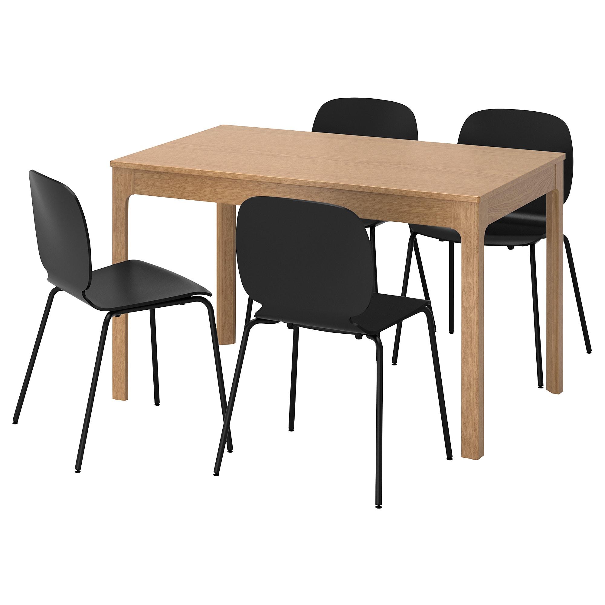 

Стол и 4 стула IKEA ЭКЕДАЛЕН / СВЕН-БЕРТИЛЬ дуб 992.214.13