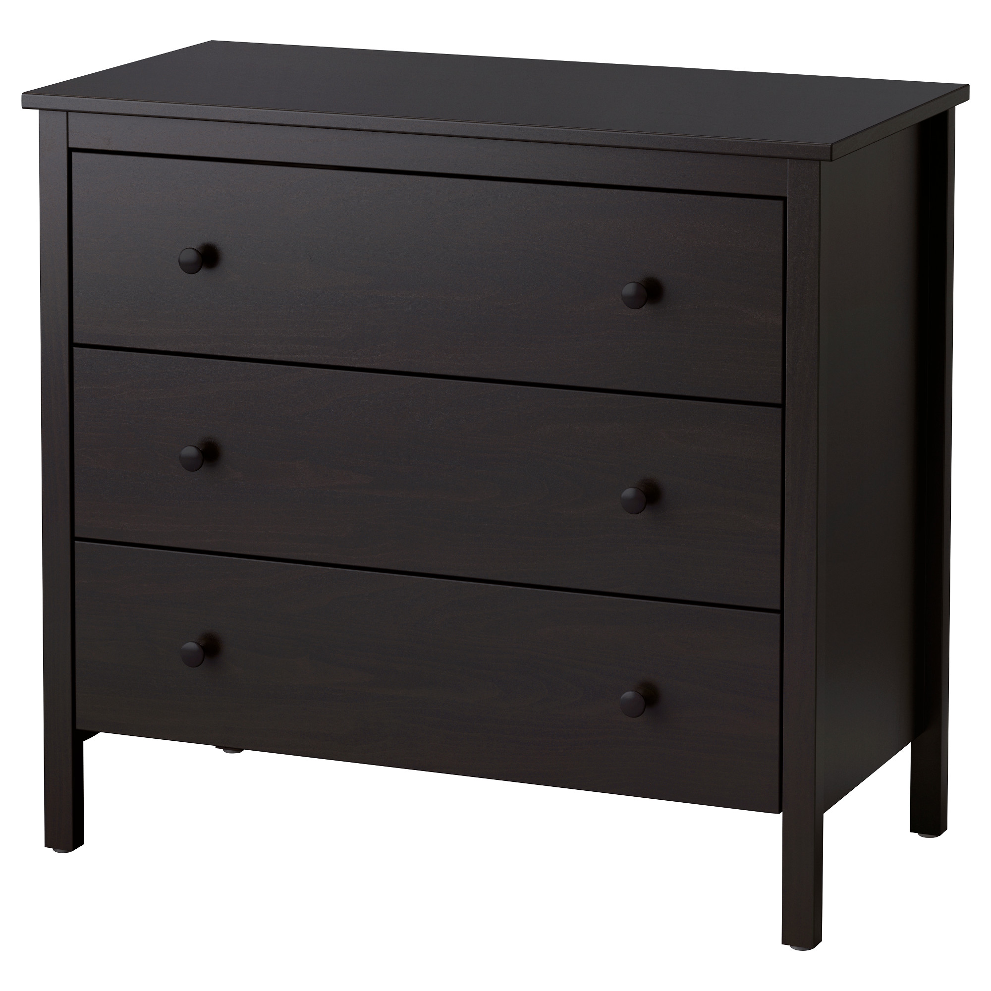 

Комод с 3 ящиками IKEA KOPPANG черно-коричневый 804.811.18