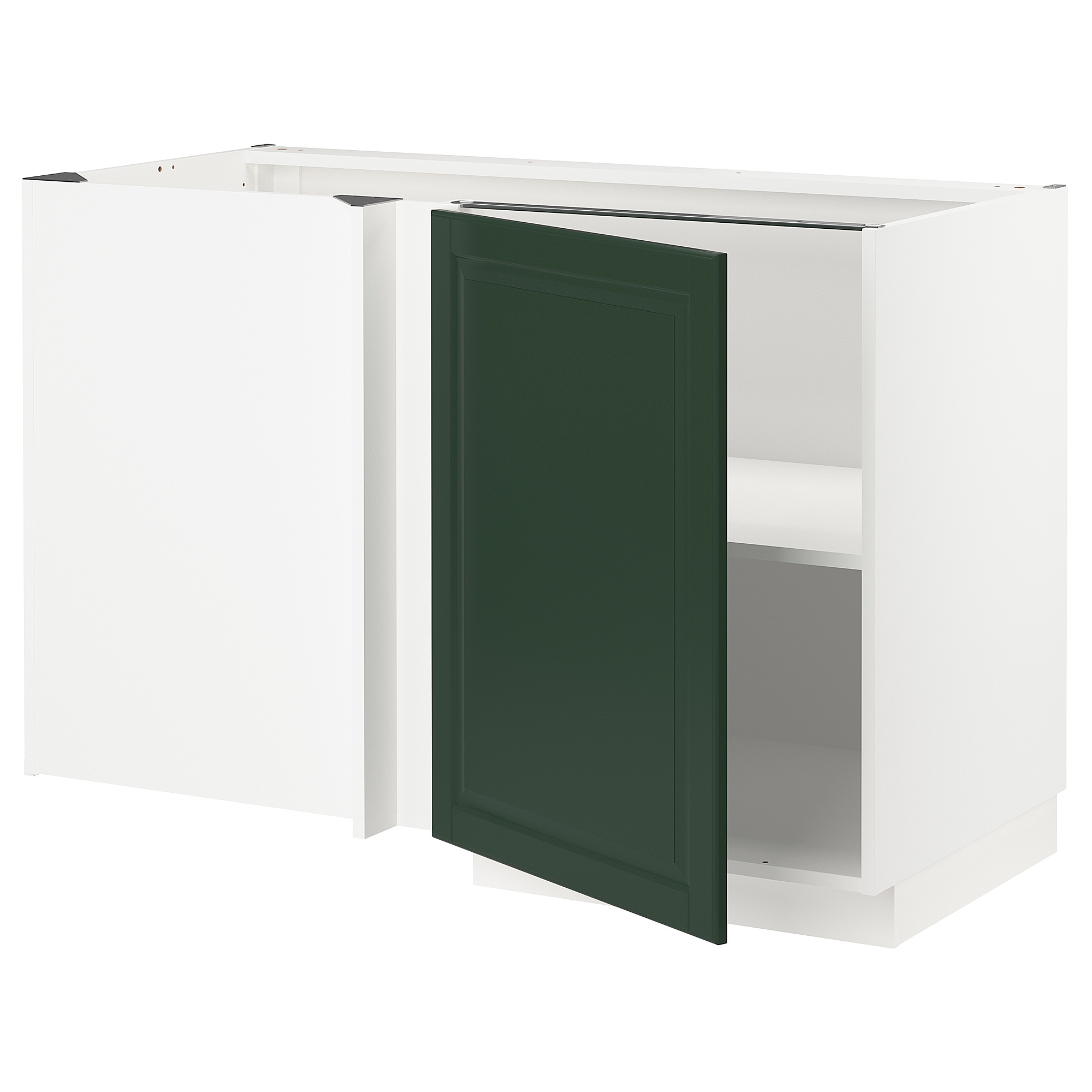 

Угловой напольный шкаф с полкой IKEA МЕТОД белый 693.597.70