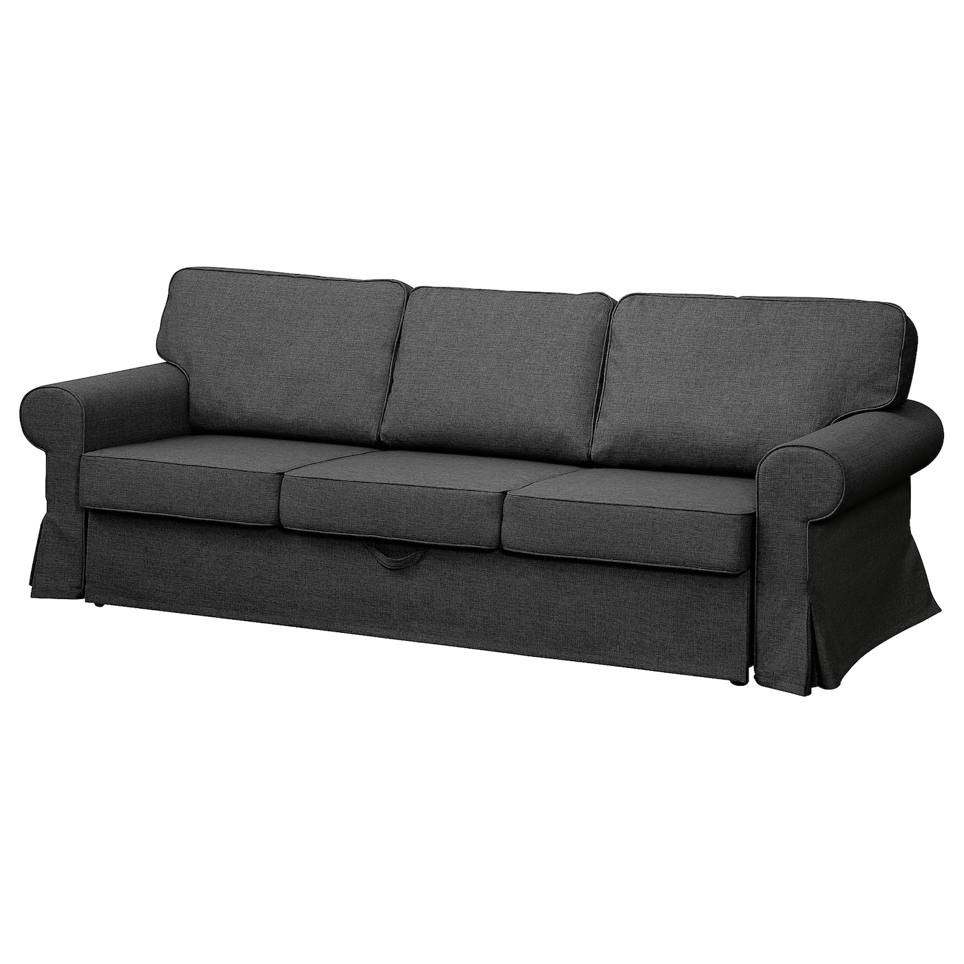 

3-местный диван-кровать IKEA EVERTSBERG с контейнером темно-серый 404.763.31