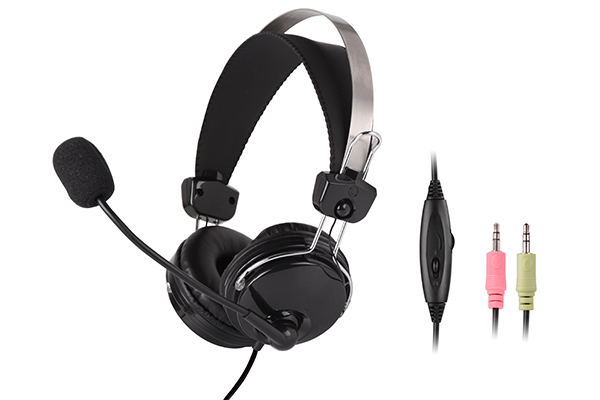 

Проводные наушники A4tech HS-7P Black