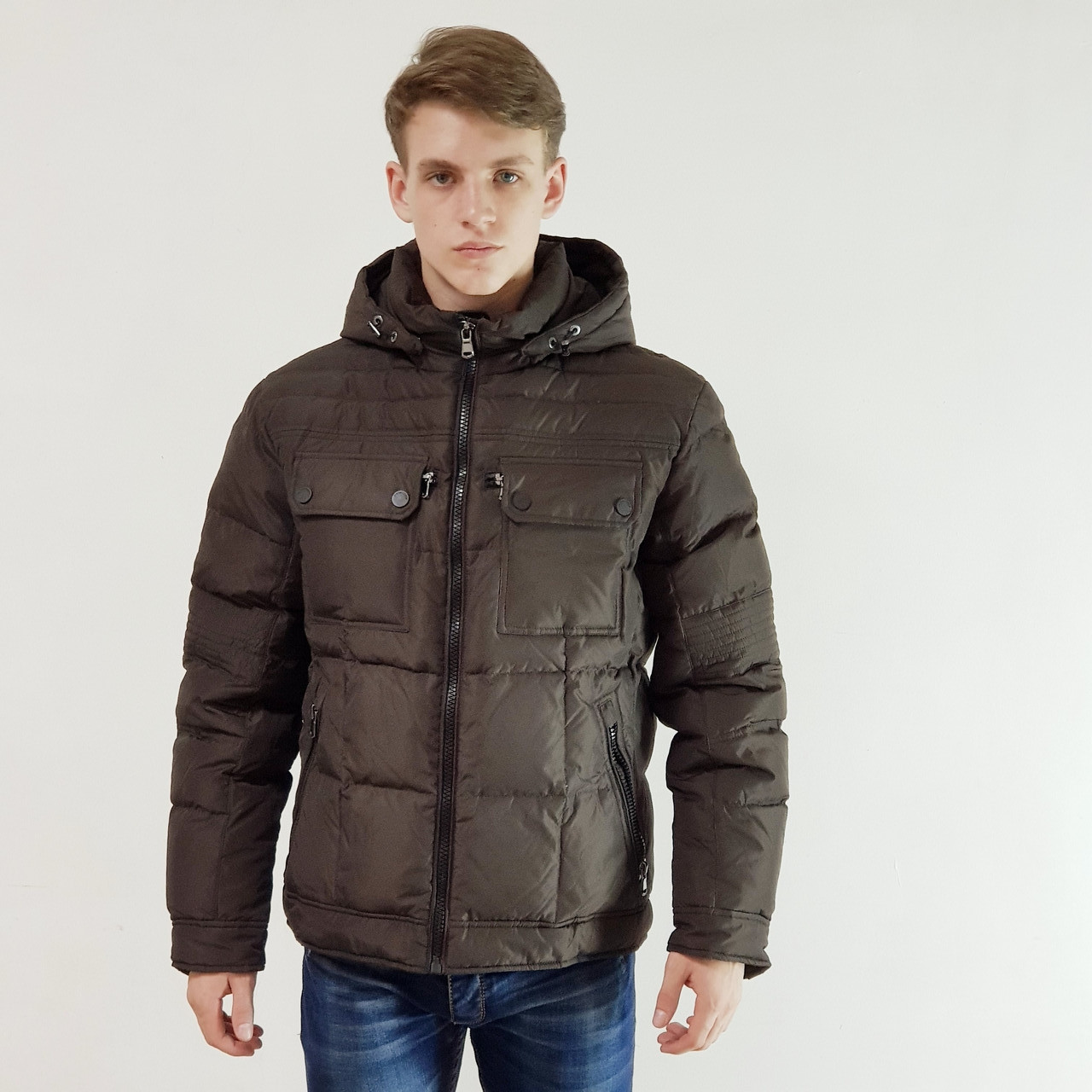 

Пуховик Snowimage  коричневый 109A-4195, Пуховик Snowimage 50 коричневый 109A-4195
