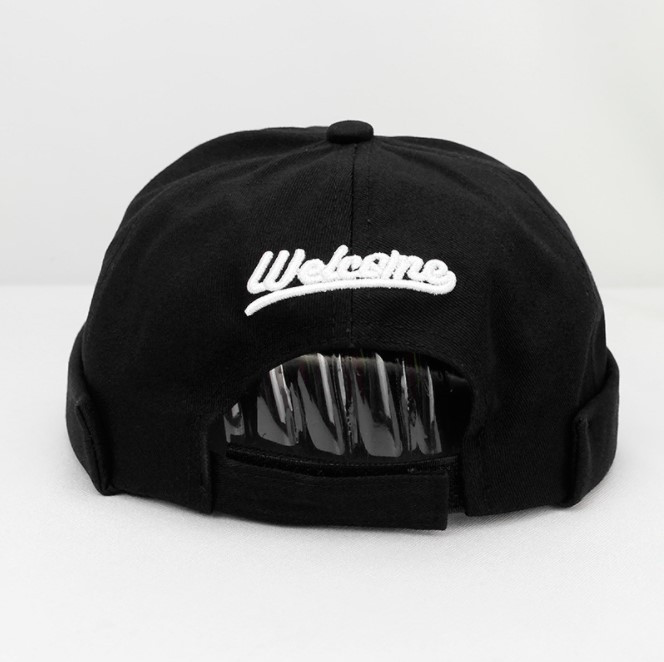 

Кепка без козырька Jsstore Welcome 56-59 см Черная
