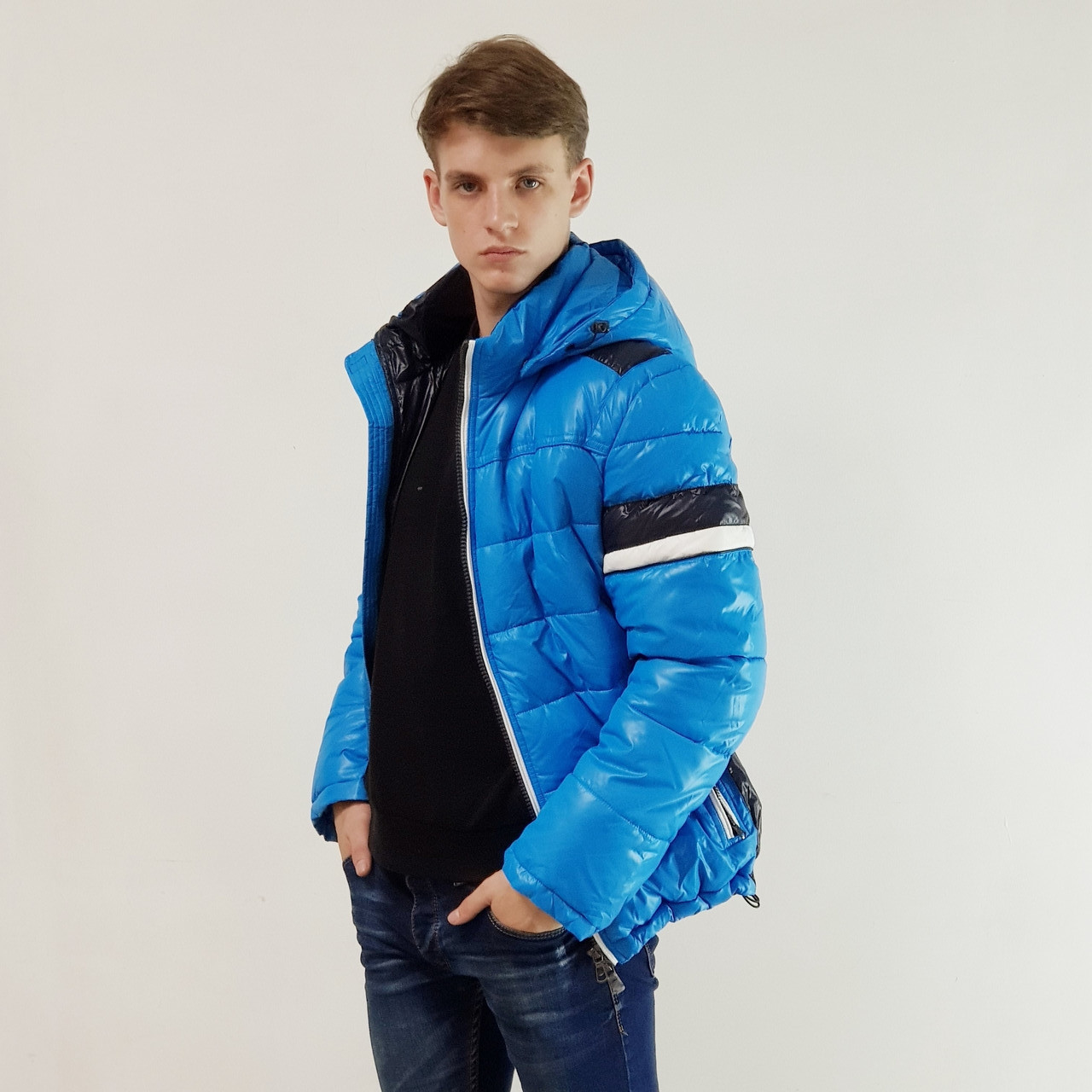 

Пуховик Snowimage  голубой 132-3341, Пуховик Snowimage 54 голубой 132-3341