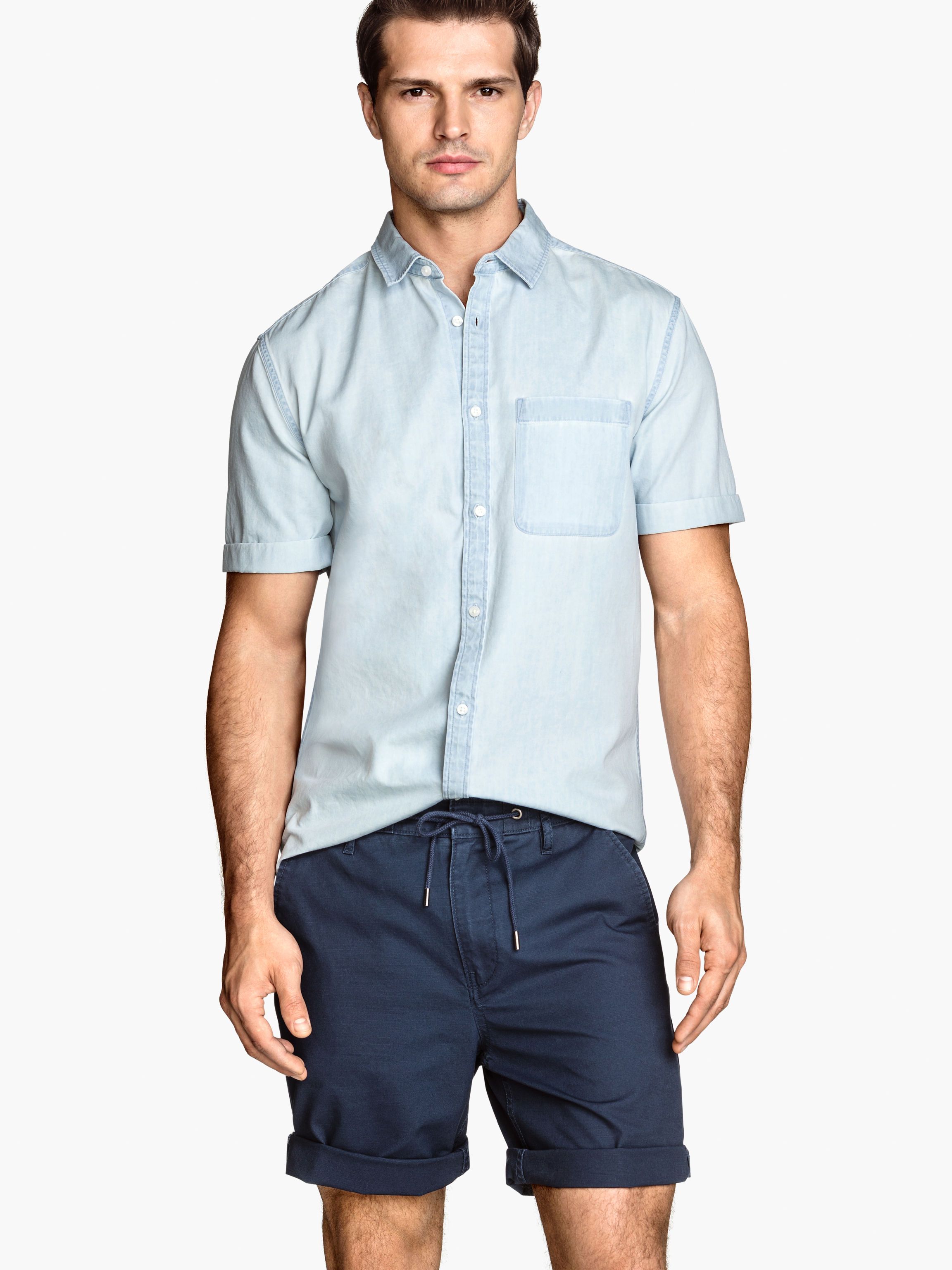 

Шорты H&M 2756481-1-AAQJ-AAQJ-AAQJ 44 Темно-синие