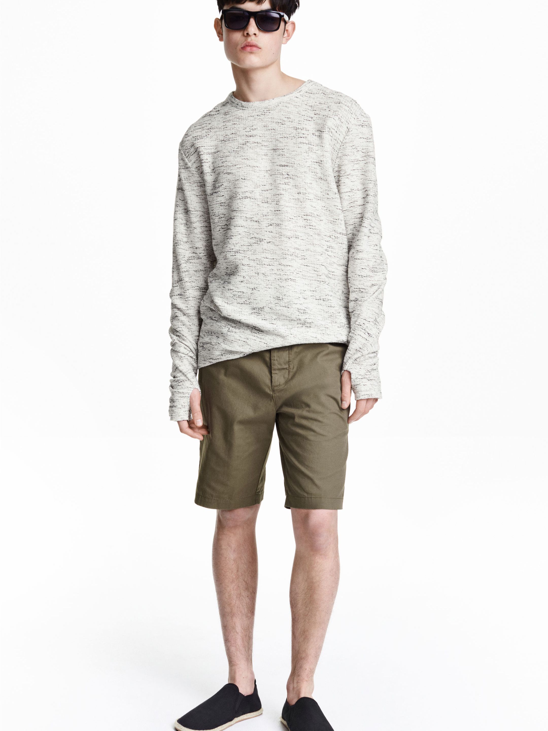 

Шорты H&M 3995613-ACYC 28 Хаки