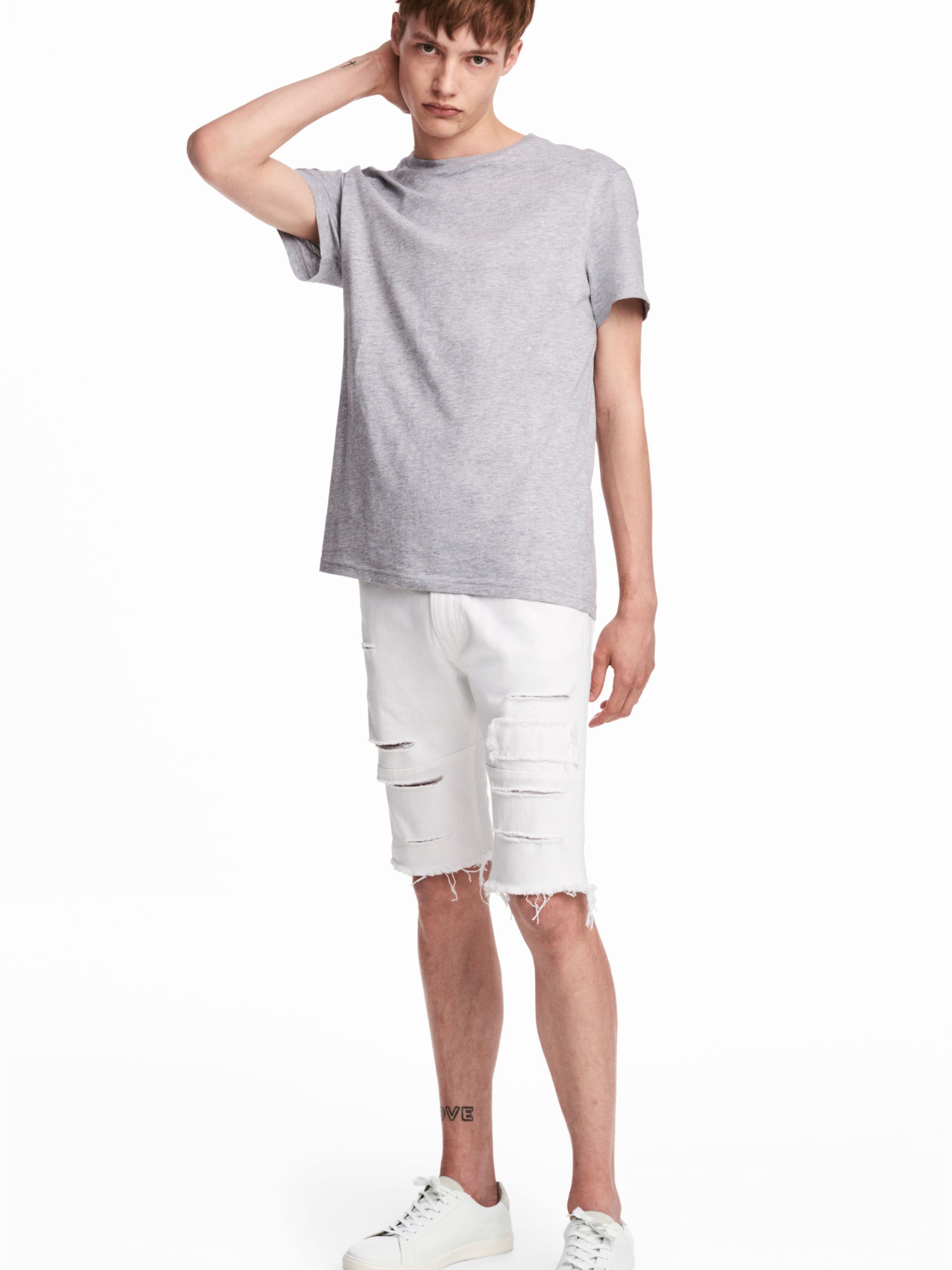 

Шорты джинсовые H&M 4856295-ACTS 28 Белые