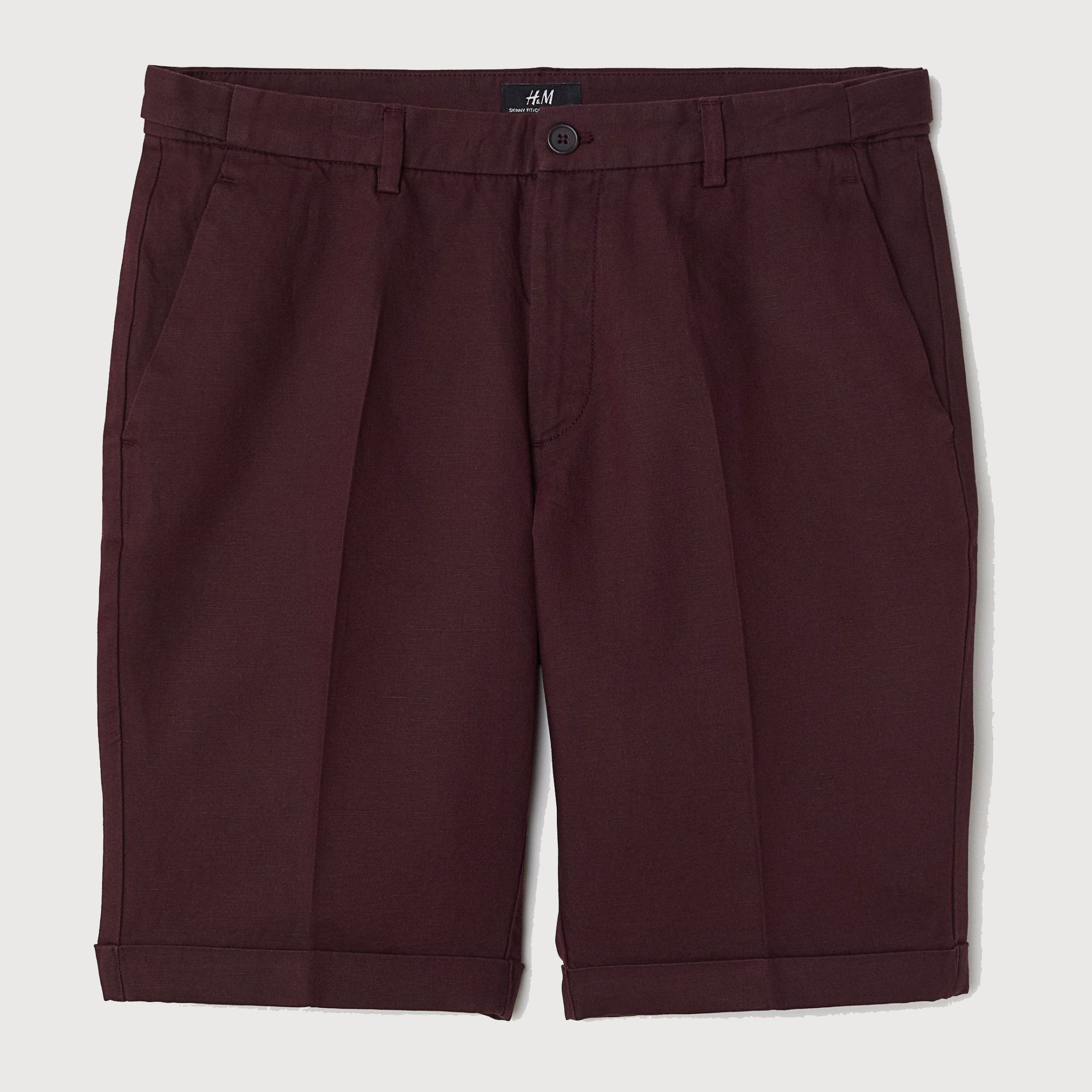 

Шорты H&M 6038617-ACUK 44 Бордовые