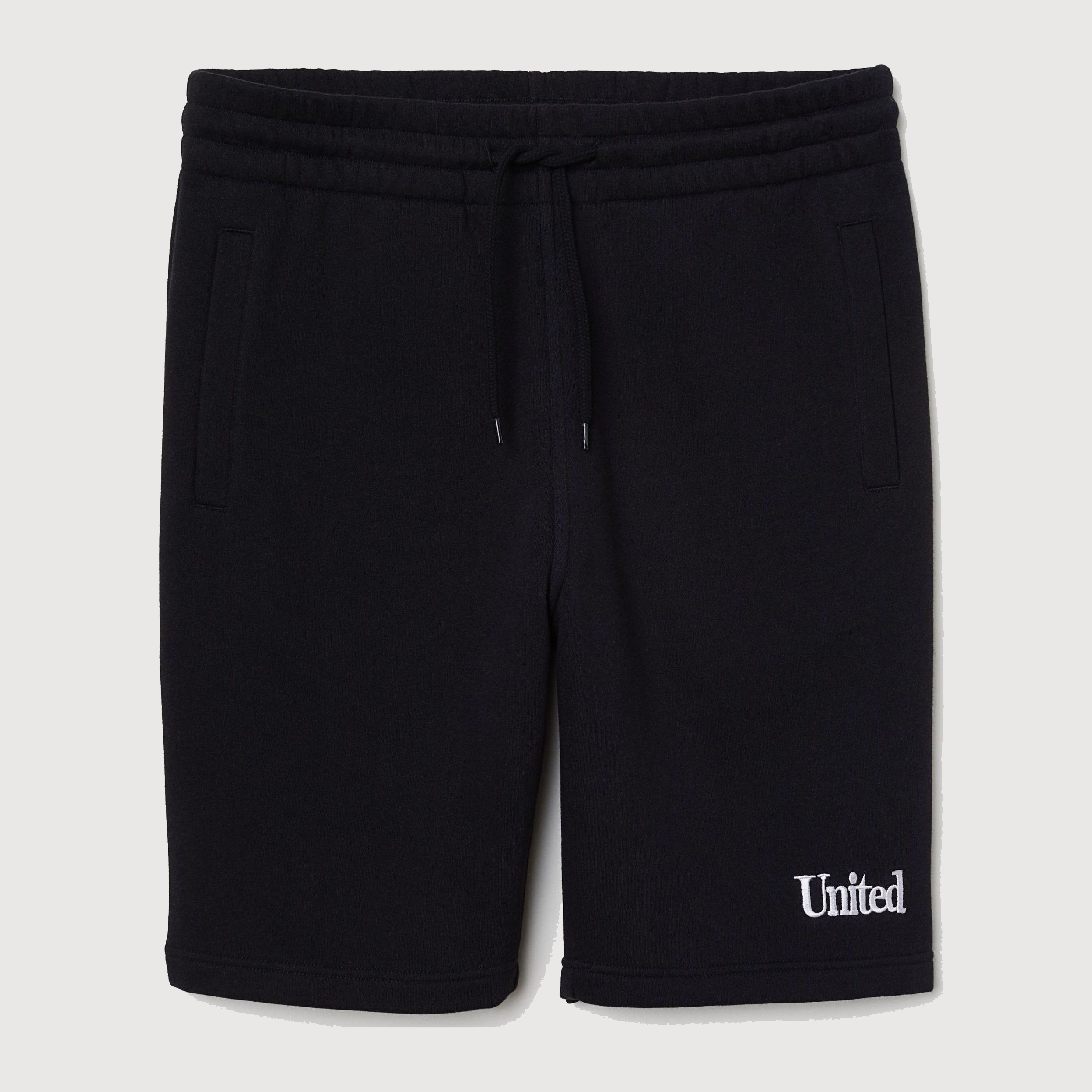 

Шорты H&M 6651887-AAPU XS Черные с принтом