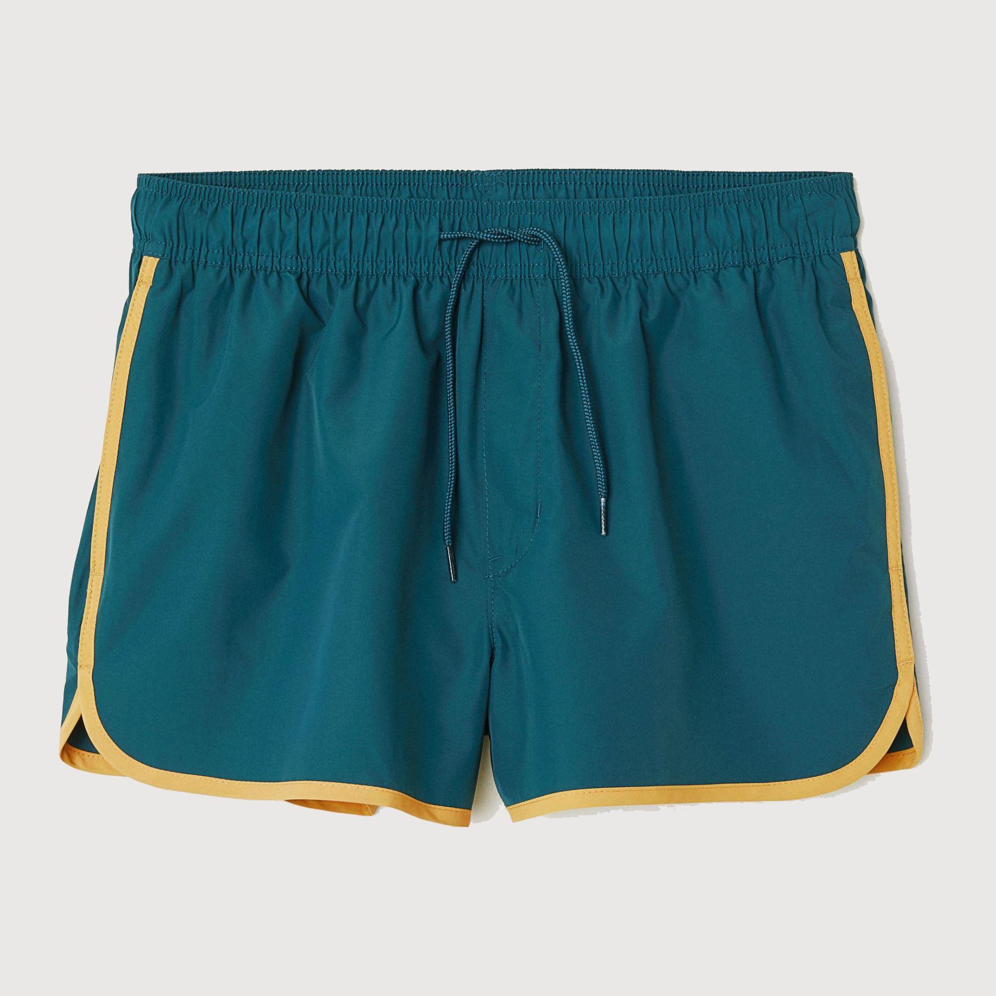 

Шорты H&M 5669407-AEFF XS Темно-бирюзовые с желтым