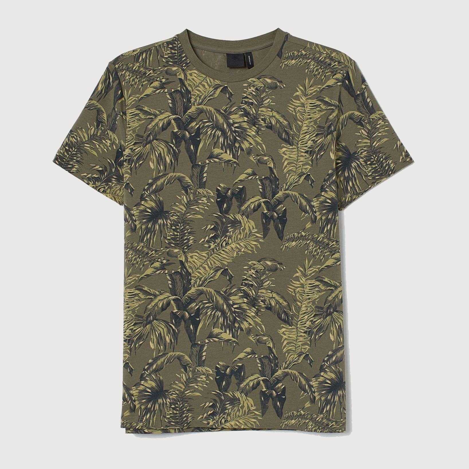 

Футболка H&M 7561181-ADUZ 2XL Хаки в узоры
