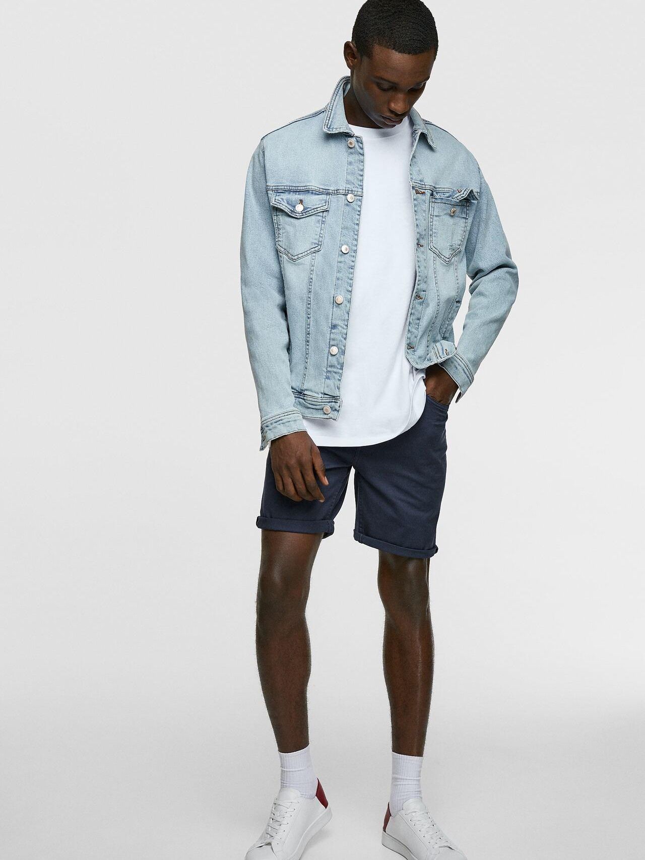 

Шорты джинсовые Zara 5016/400/401-AAQJ 36 Темно-синие