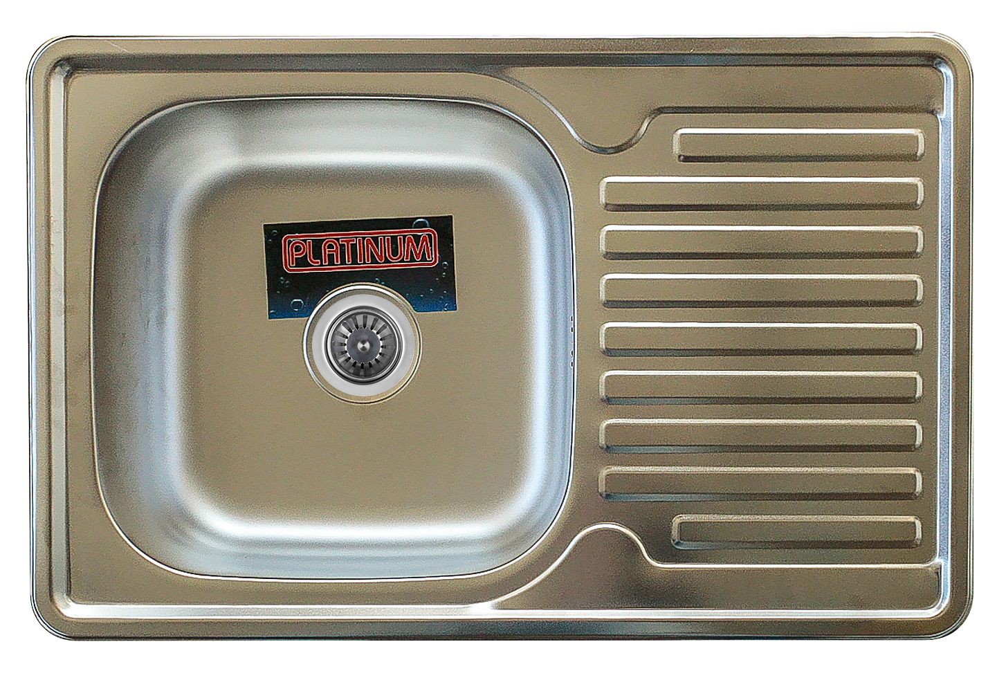 

Platinum 7850 0.8 Микродекор - кухонная мойка