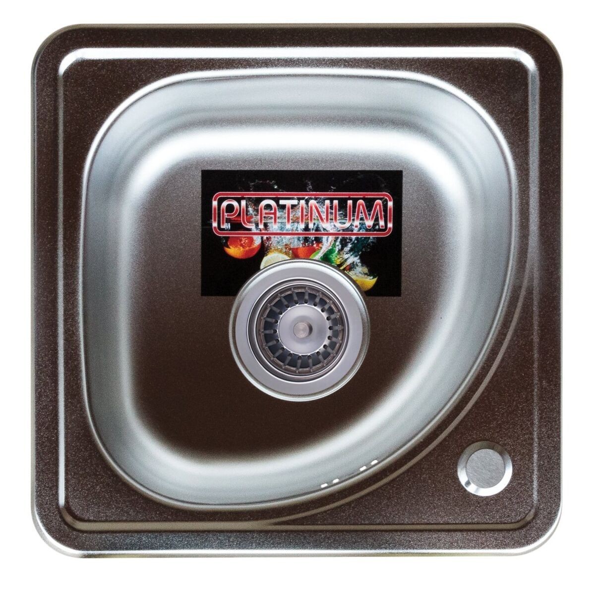 

3838В ПОЛІРОВКА 0,6/160 мойка кухонная ТМ Platinum