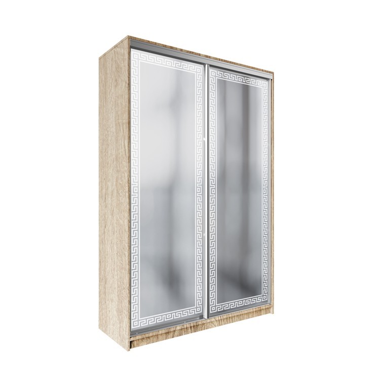 

Шкаф-купе ДЕКОР SM01 Р0263 Зеркало 240 x 170 x 60 см двухдверный Дуб сонома