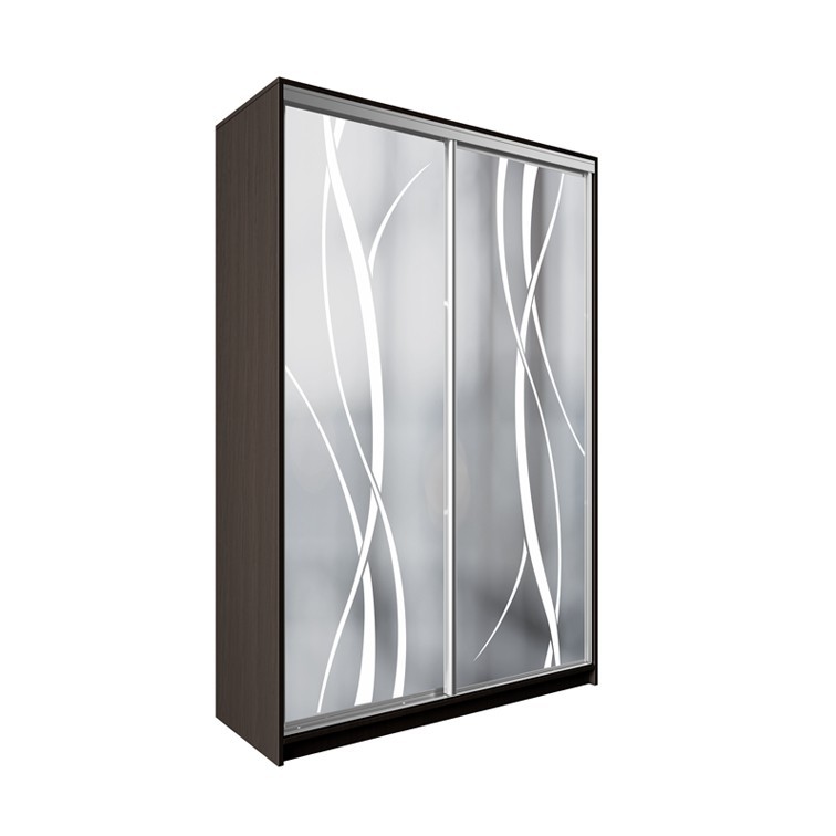 

Шкаф-купе ДЕКОР SM01 Р0116 Зеркало 240 x 150 x 60 см двухдверный Венге Магия