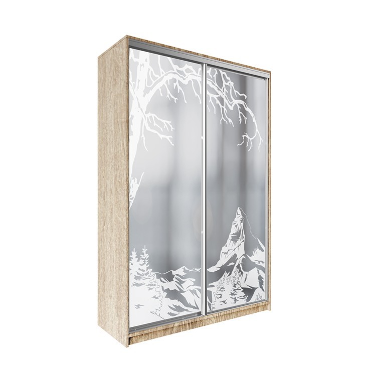 

Шкаф-купе ДЕКОР SM01 Р0179 Зеркало 240 x 170 x 60 см двухдверный Дуб сонома
