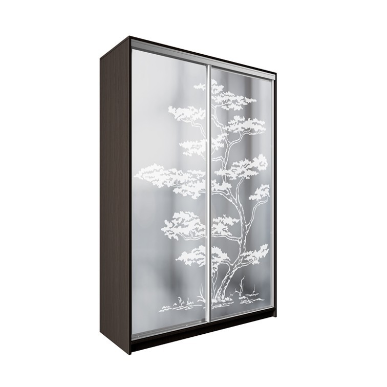 

Шкаф-купе ДЕКОР SM01 Р0083 Зеркало 240 x 140 x 60 см двухдверный Венге Магия