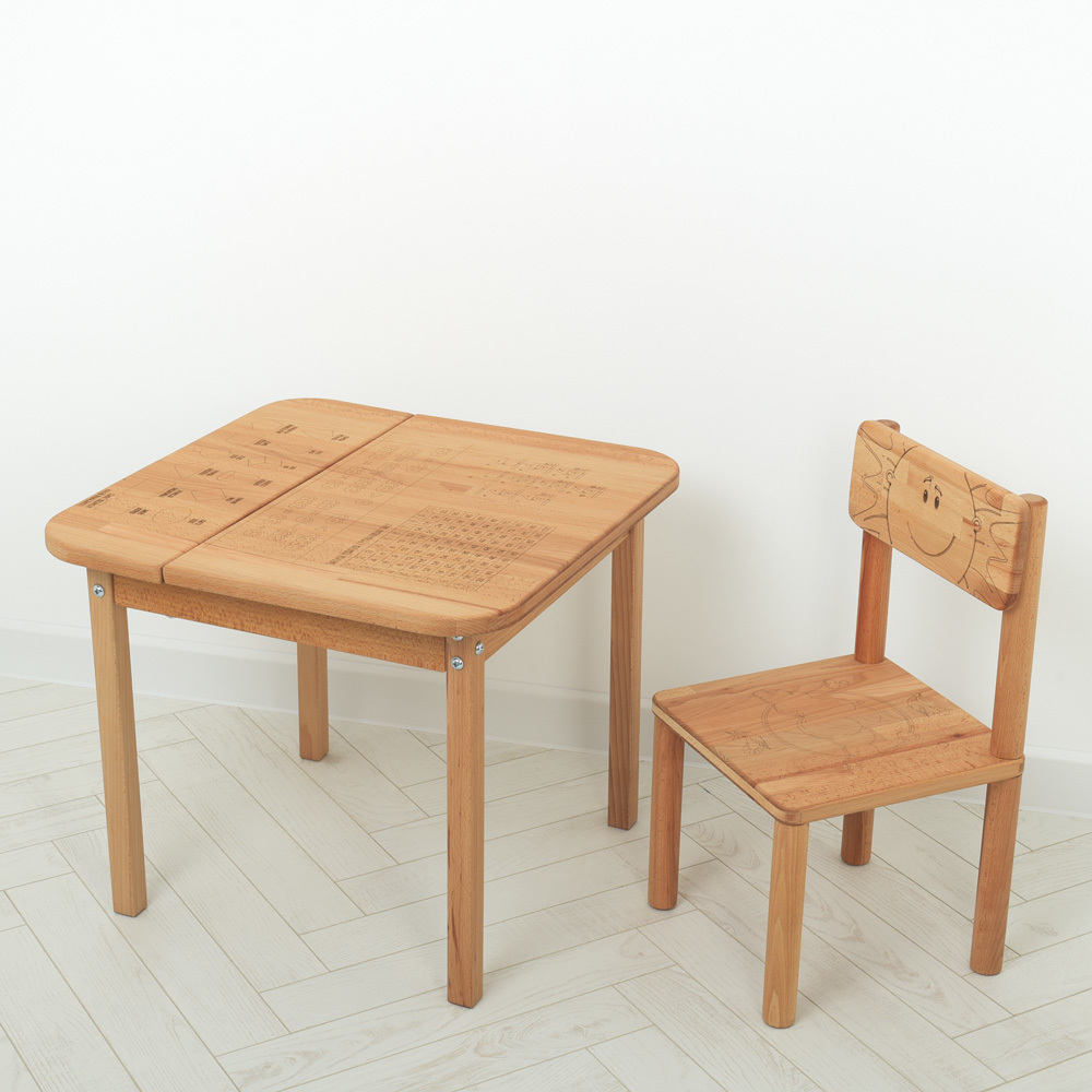 

Столик со стульчиком Bambi 04-021 Wood (04-021)