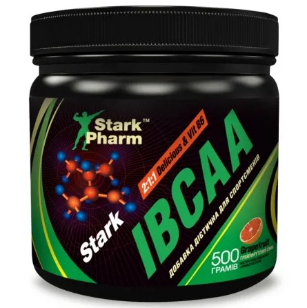 

Аминокислота Stark Pharm IBCAA 2-1-1 & Vit B6 500 г Грейпфрут