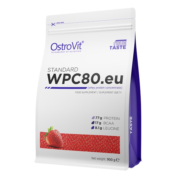 

Протеин OstroVit Standard WPC80.eu 900 г Клубника