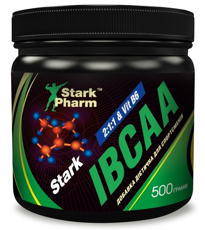 

Аминокислота Stark Pharm IBCAA 2:1:1 & Vit B6 500 г Без вкусовых добавок