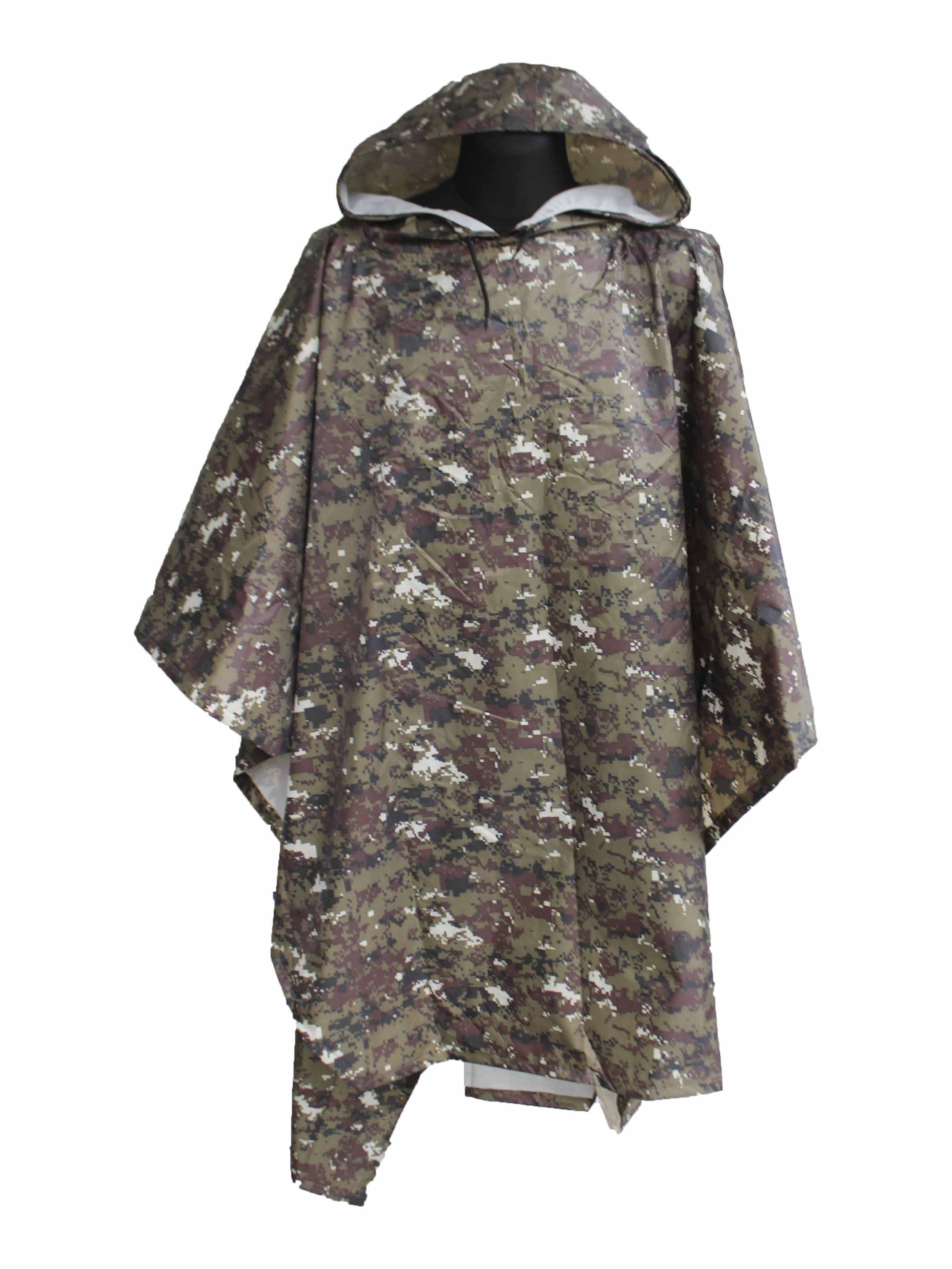 

Дождевик-пончо прорезиненный Pancer Protection Digital Woodland