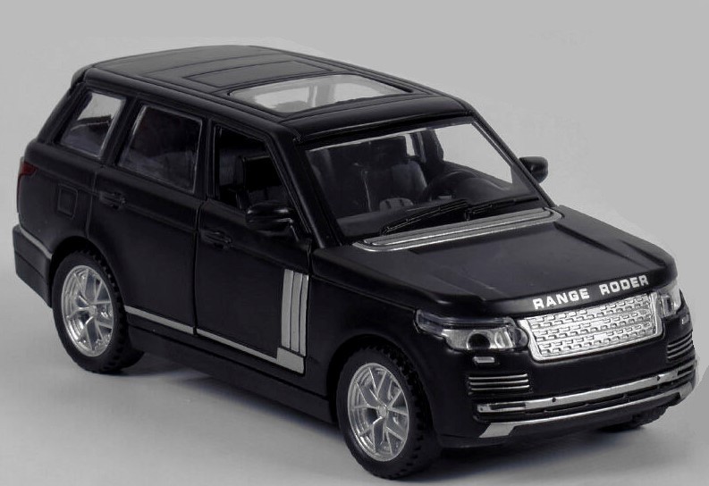 

Машина металлическая 1:32 «RANGE ROVER» черный| все открывается кроме задних дверей , инерция, звук, свет | 21x10x9см