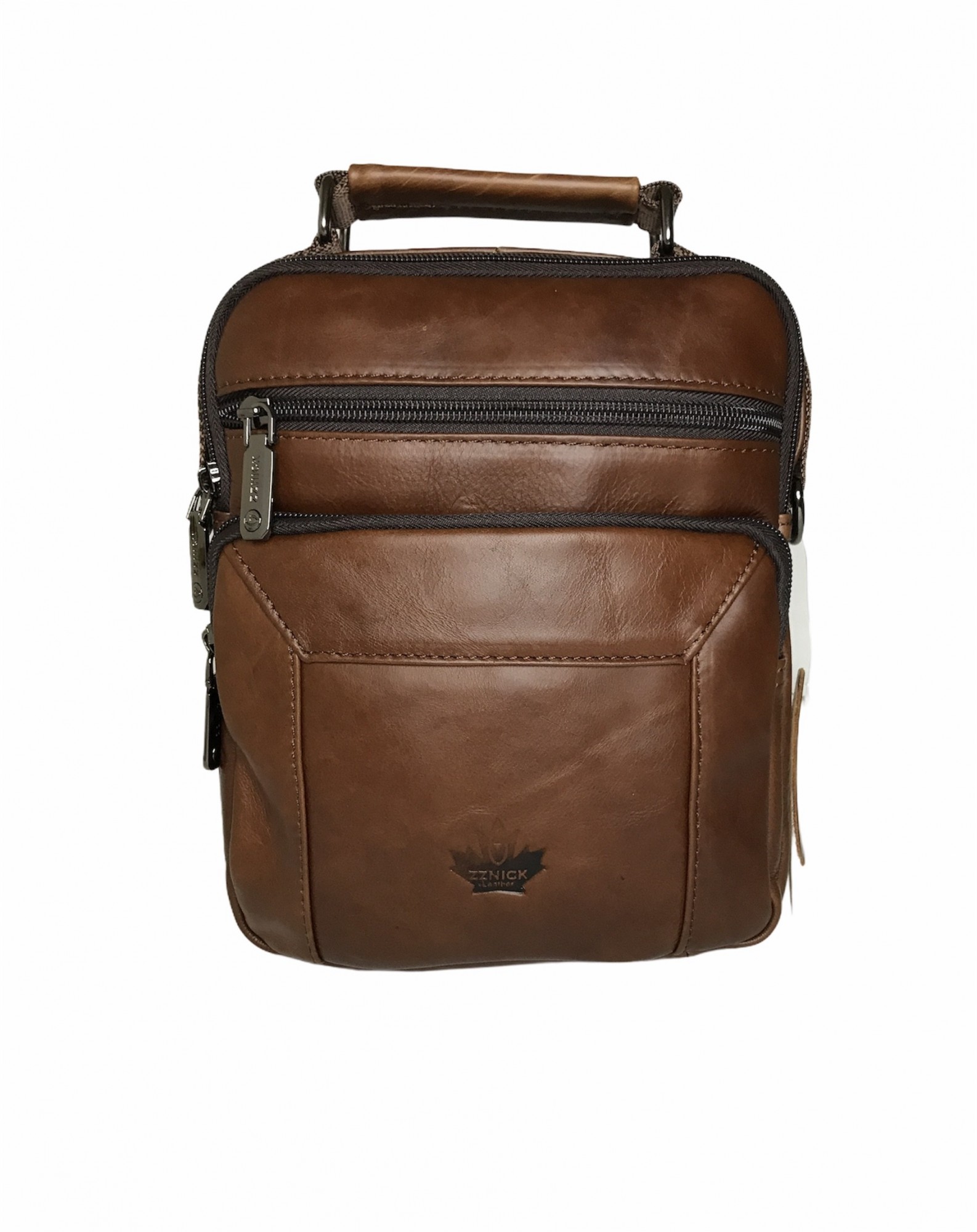 

Мужская сумка Zznick коричневая (9101.2)