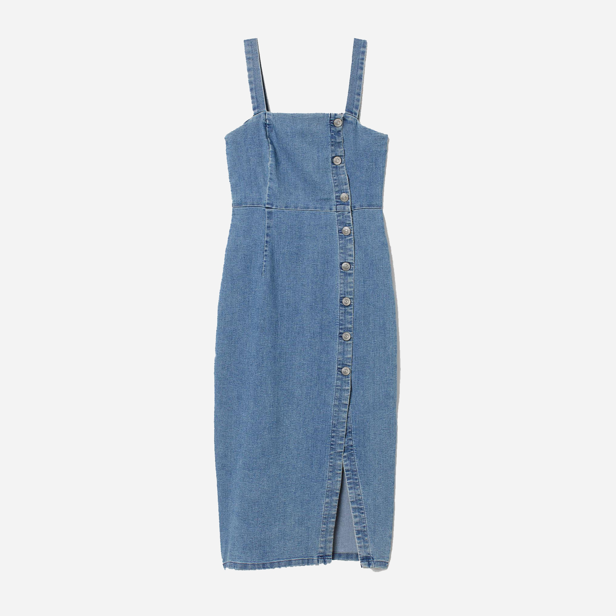 

Платье джинсовое H&M 8590921-ACUP 40 Голубое