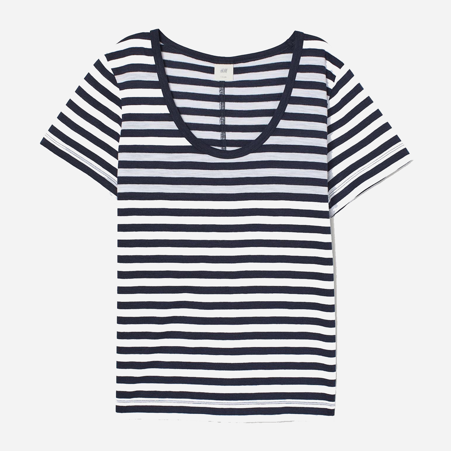 

Футболка H&M 8566171-ACSA XS Белая с синим