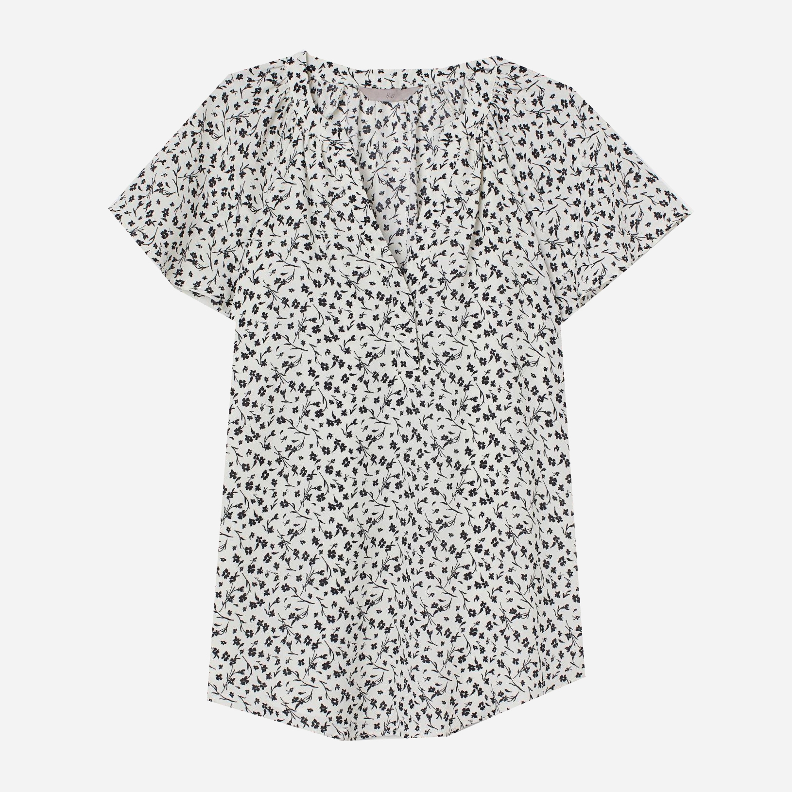 

Блузка H&M 8557691-AAOL 34 Белая с черным