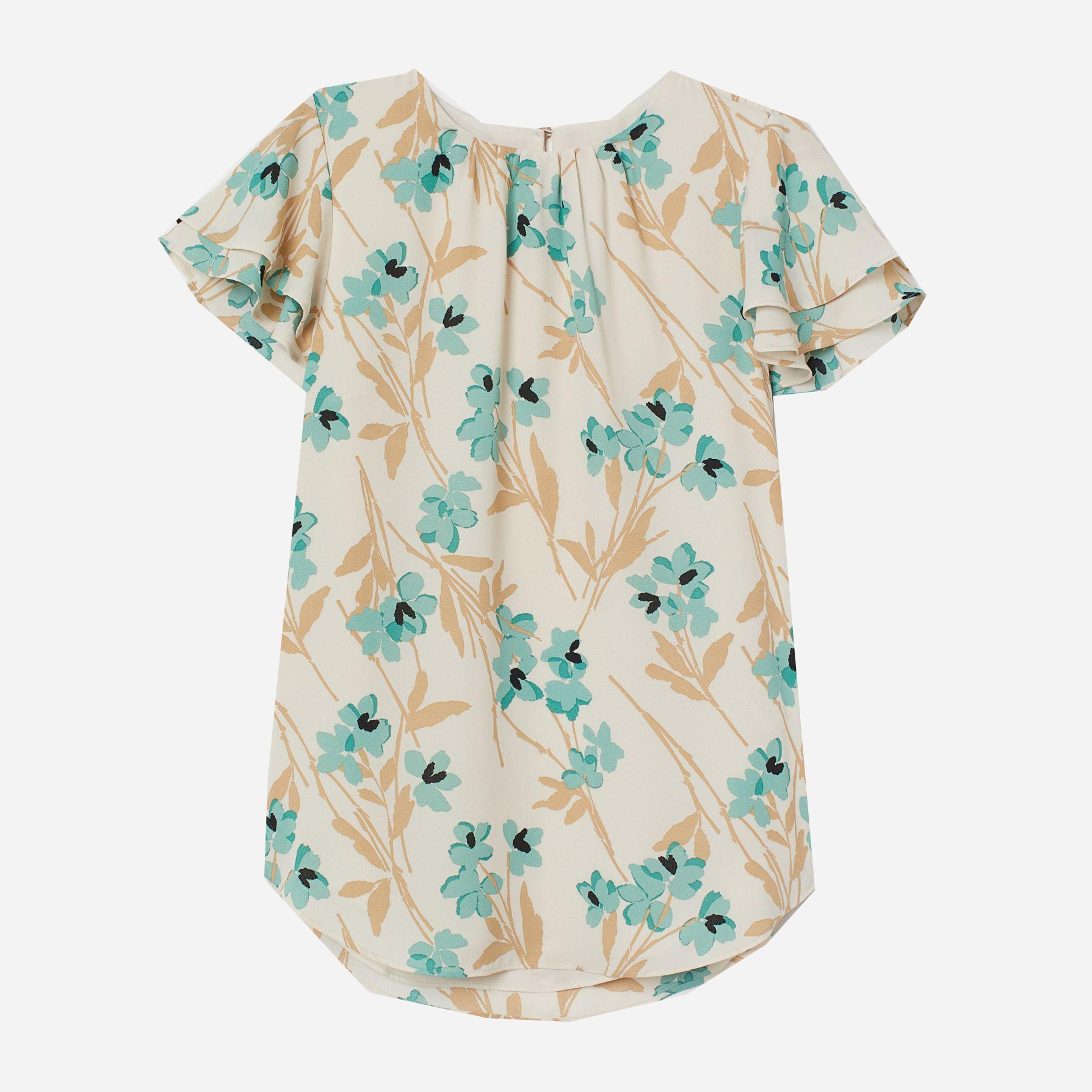 

Блузка H&M 8557371-ACTQ 34 Бежевая